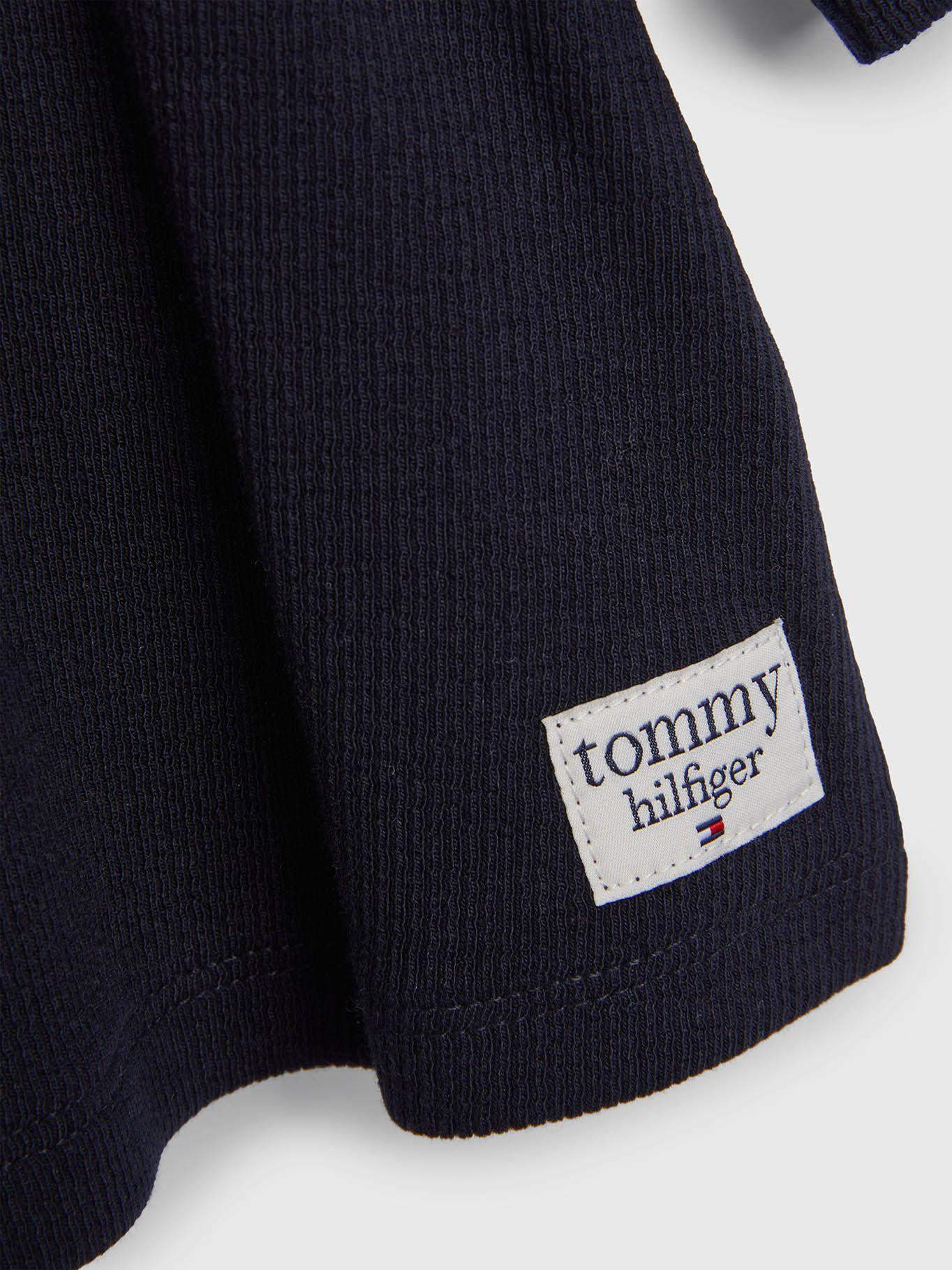 Vestido Stripe Con Logo Azul Tommy Hilfiger-2