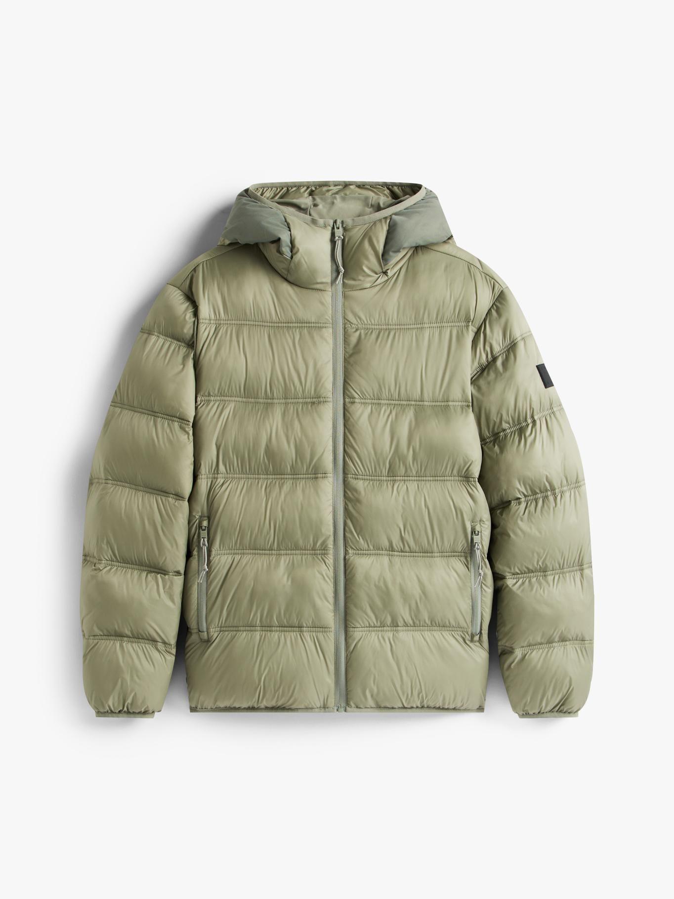 Parka Acolchada Hooded Con Logo Verde Tommy Jeans-4