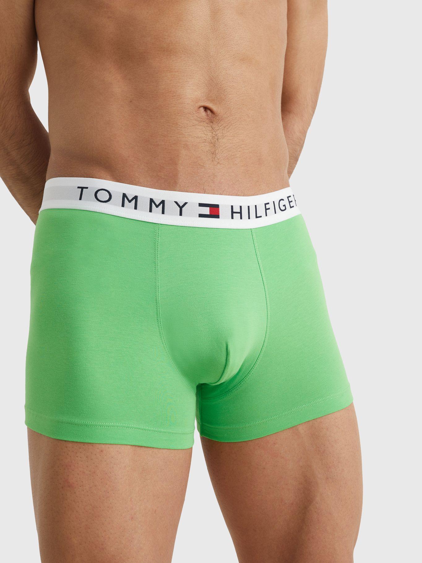 Trunk Solid Con Logo En La Cintura Verde Tommy Hilfiger-1