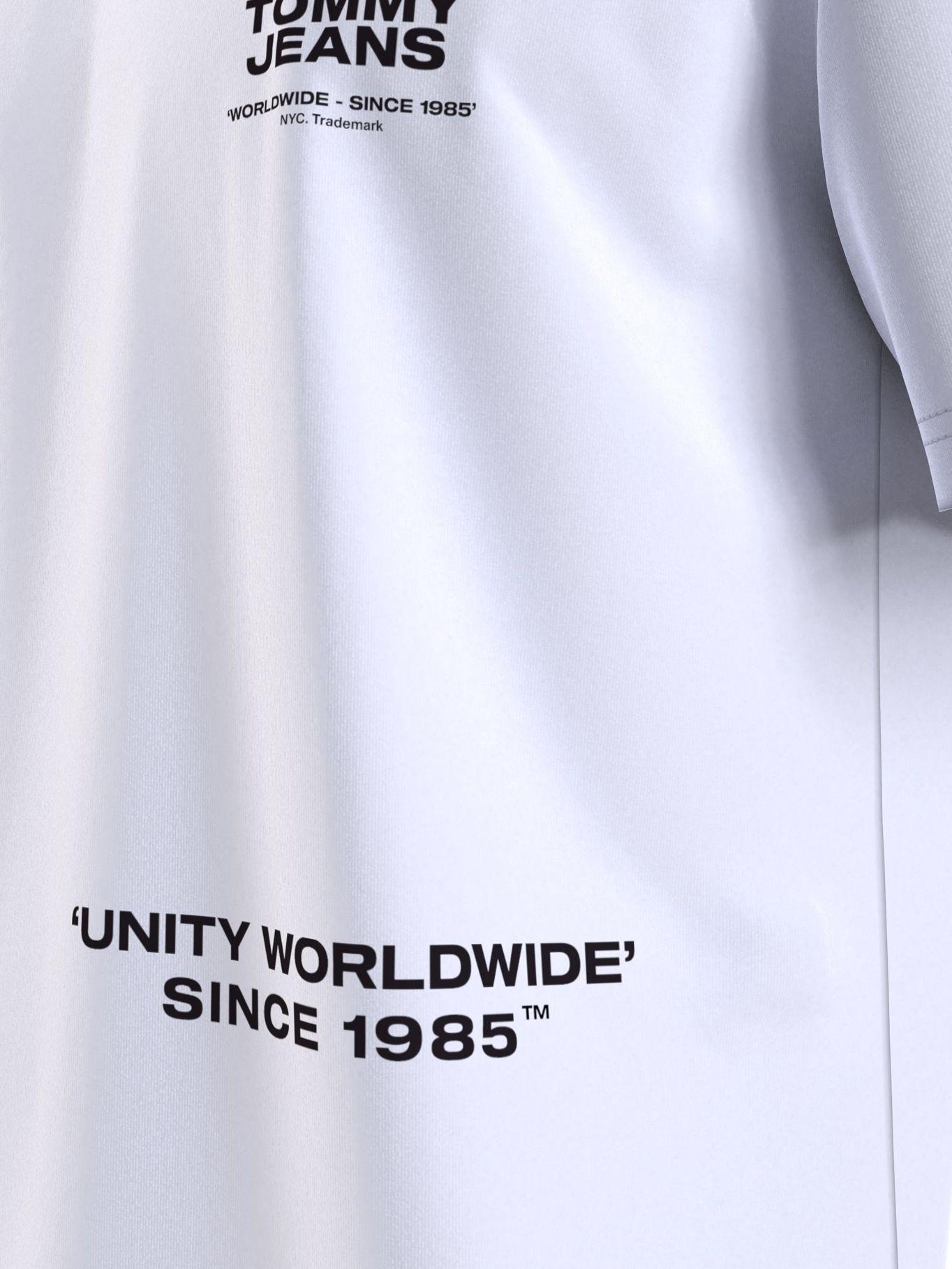 Polera Logos Unity Blanco Tommy Jeans M2-4