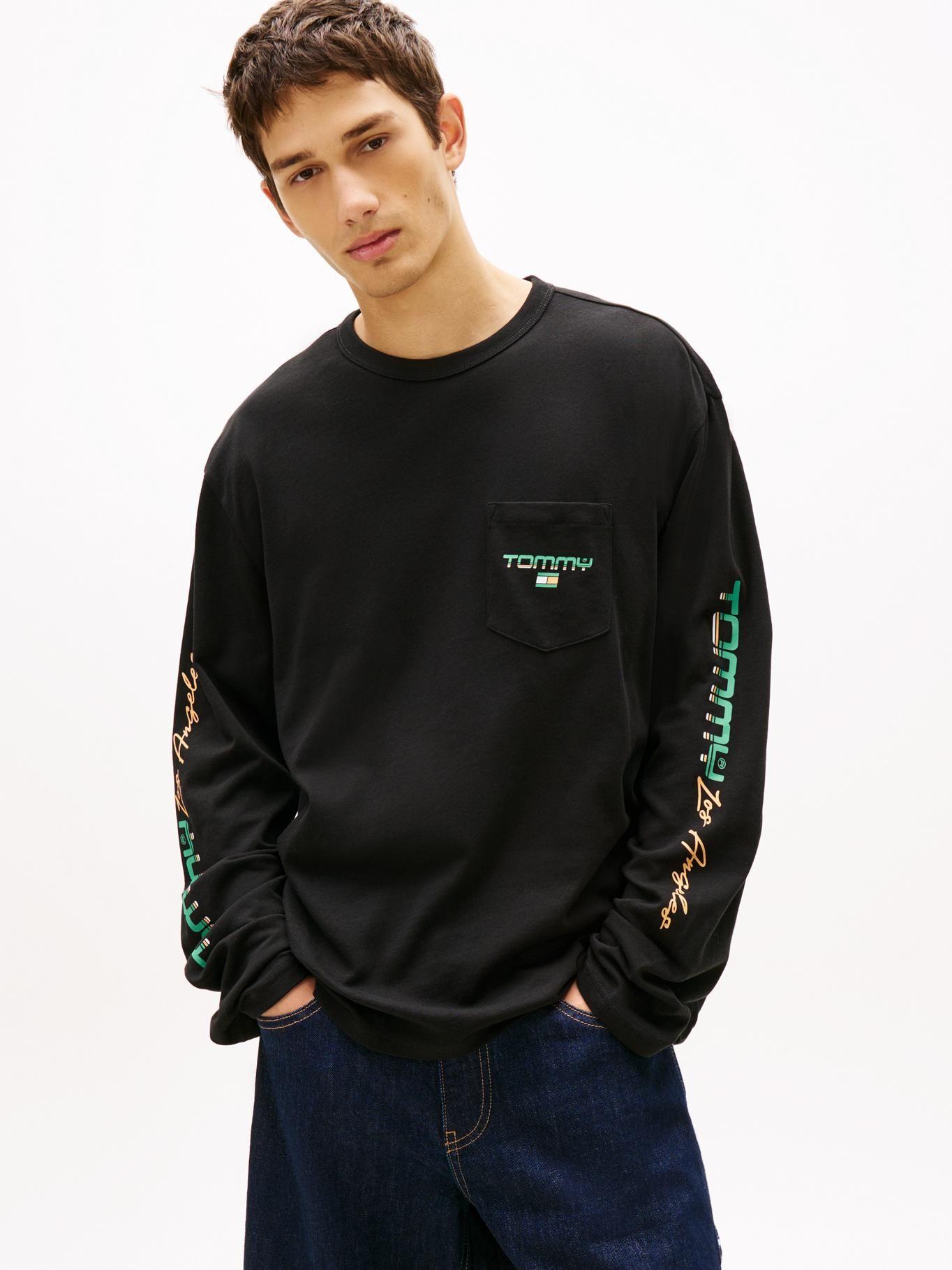 Polera Con Bolsillo Relaxed Fit-0