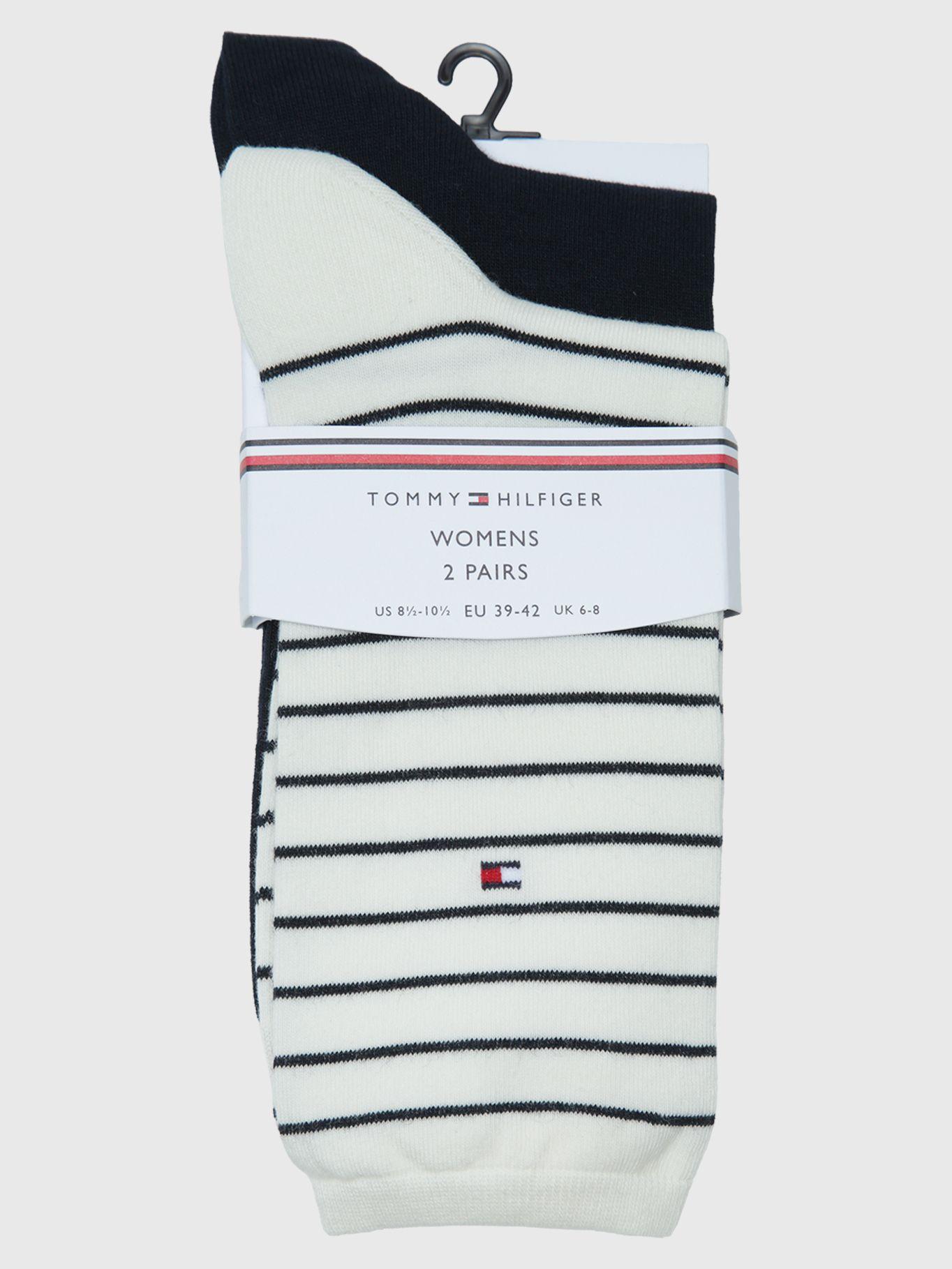 Pack De 2 Calcetines De Rayas Multicolor Tommy Hilfiger-2