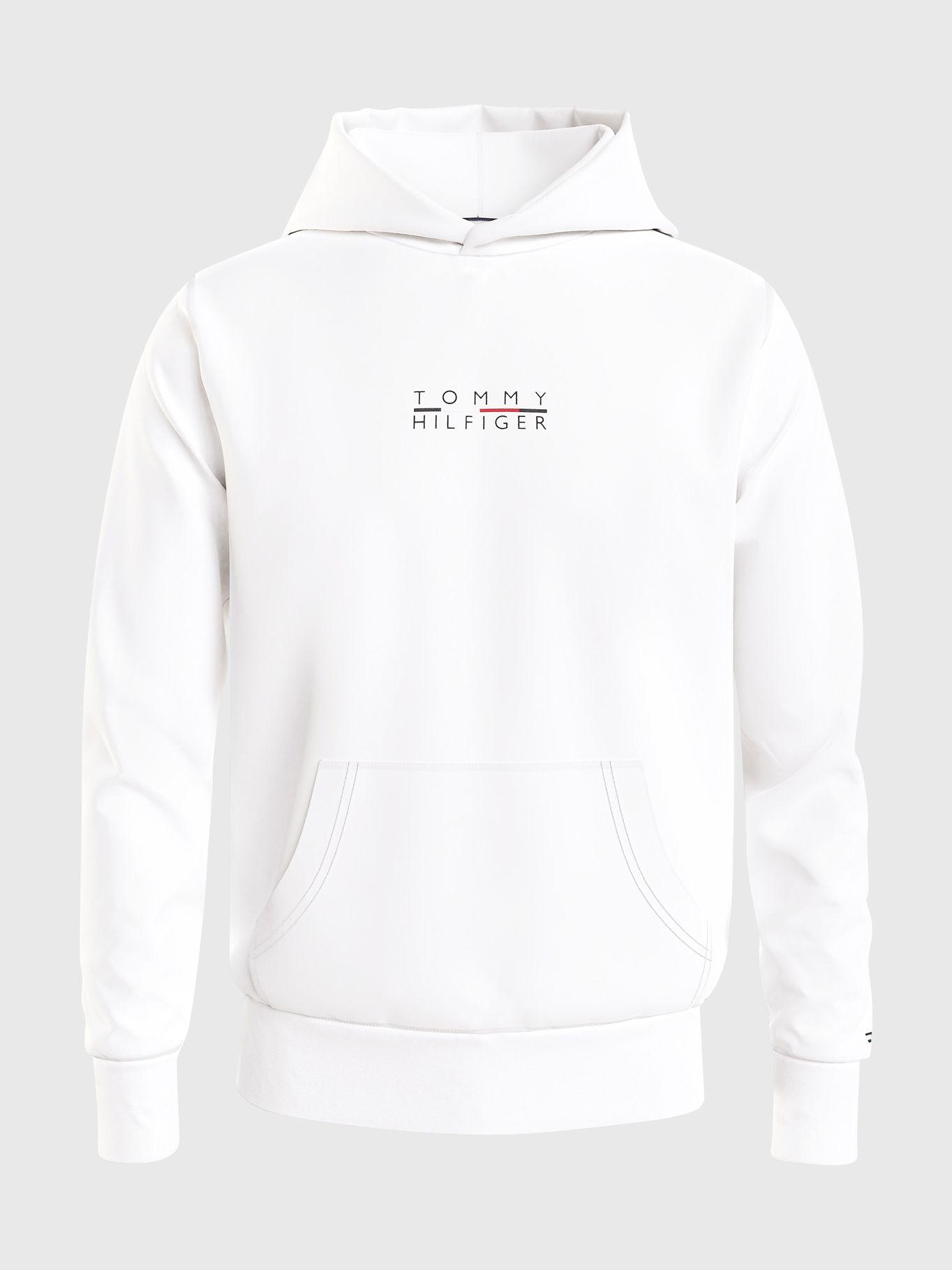 Polerón Hoodie Square Blanco Tommy Hilfiger JN2-4