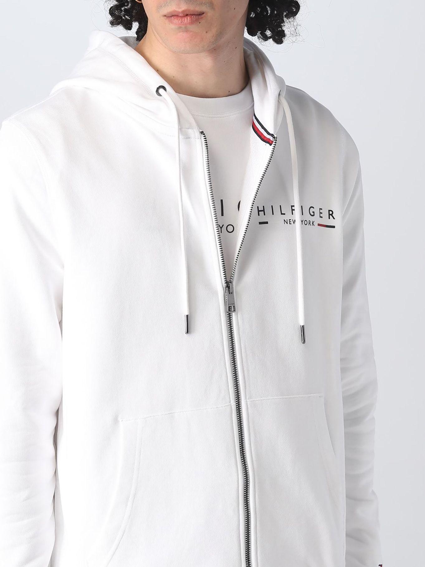 Polerón Hoodie Cierre New York Blanco Tommy Hilfiger-3