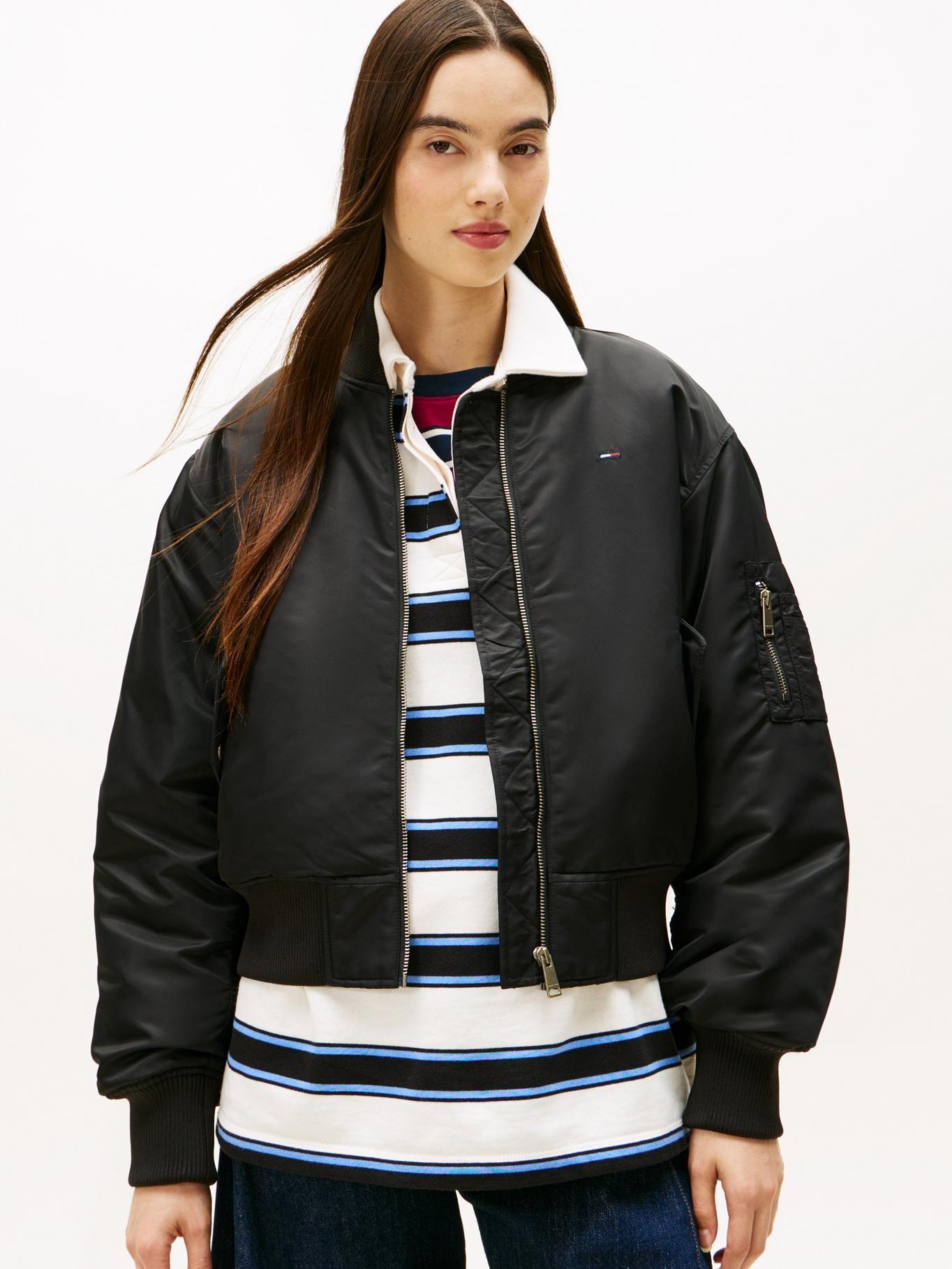Chaqueta Bomber Essential Tommy Jeans Negro-0