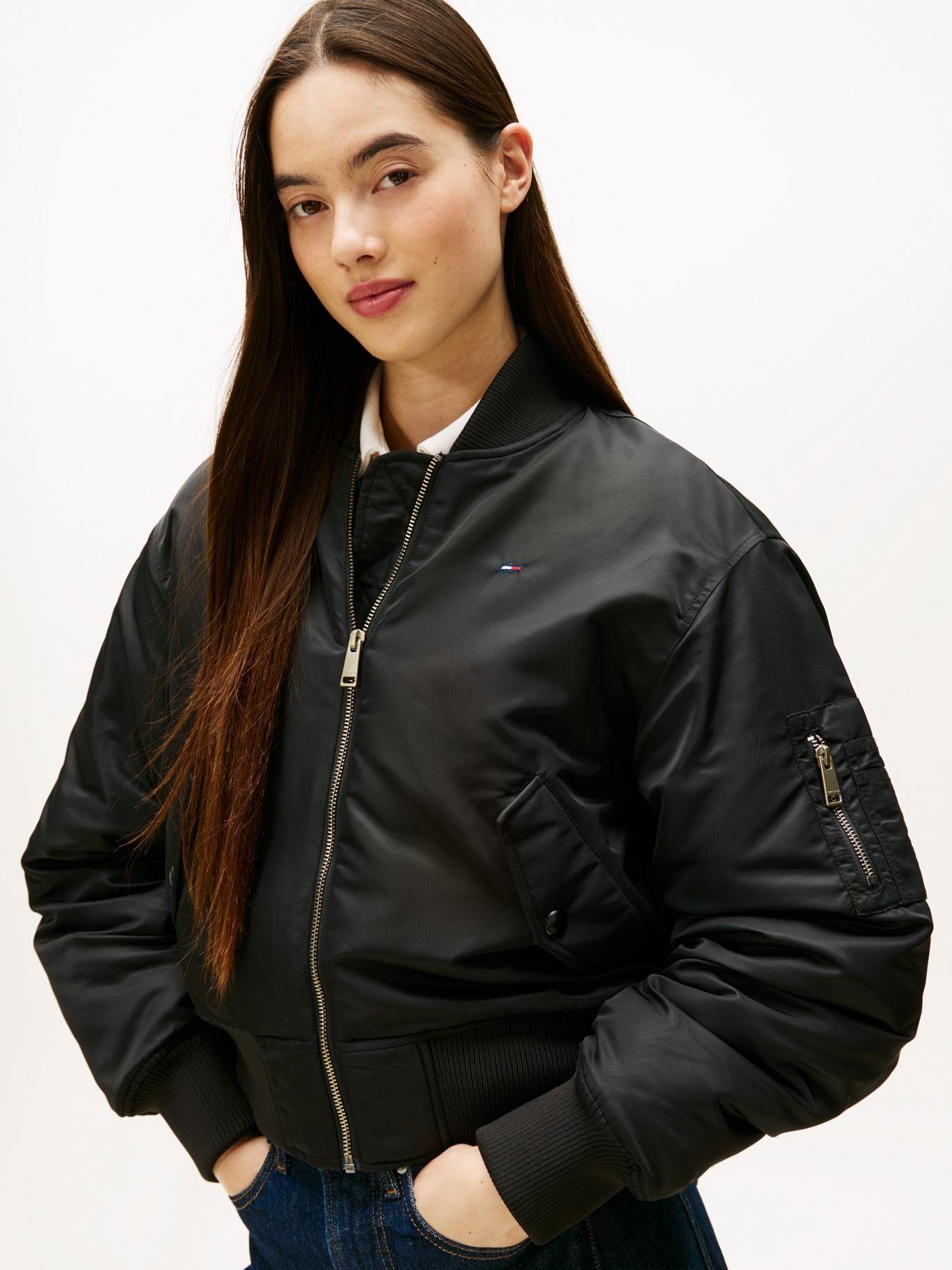 Chaqueta Bomber Essential Tommy Jeans Negro-3
