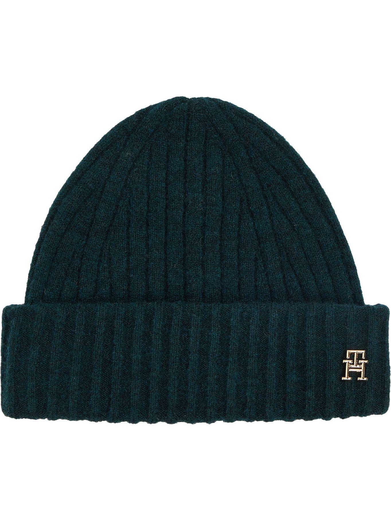Gorro Beanie Modern Monogram Verde Tommy Hilfiger-0