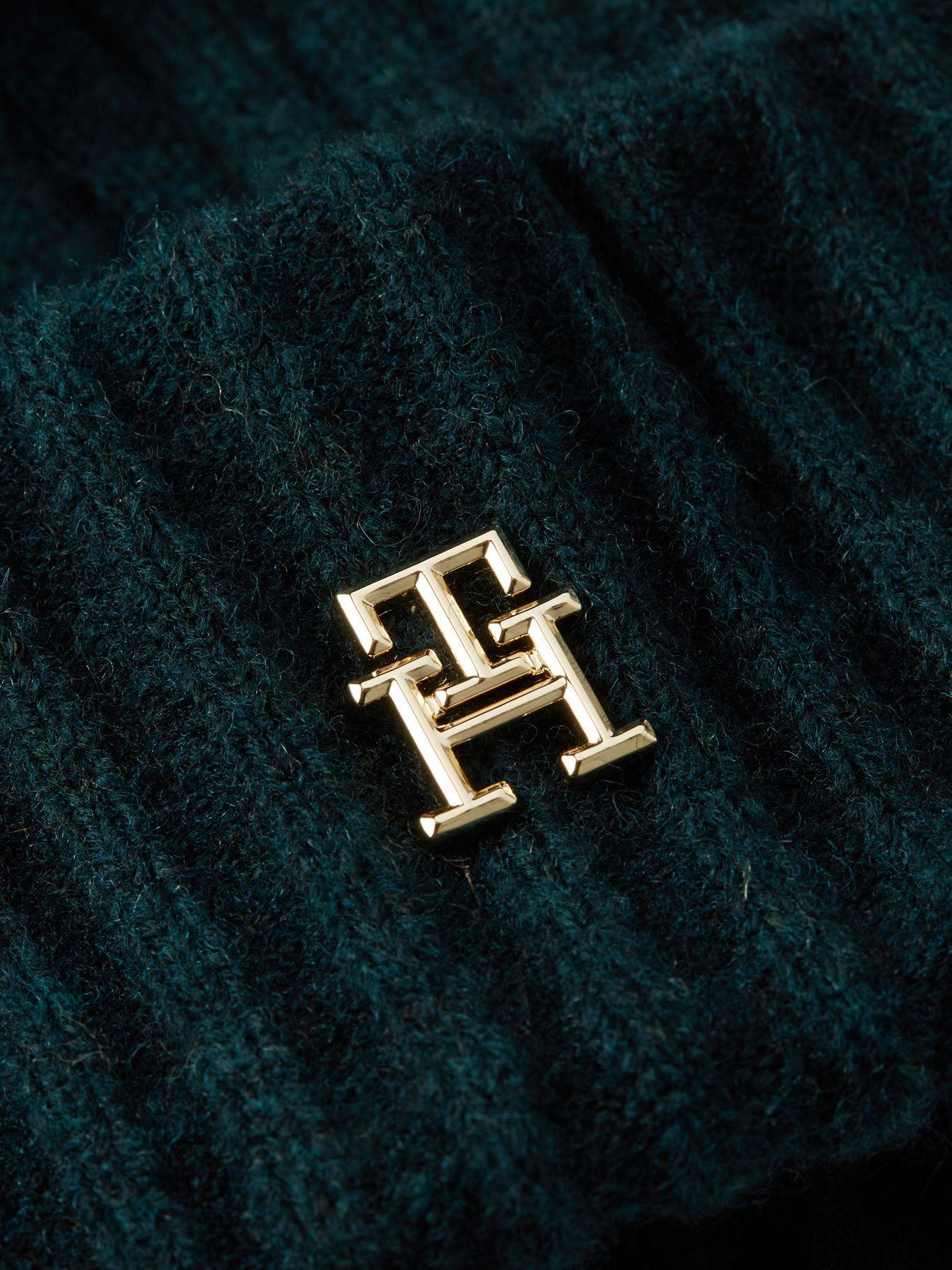 Gorro Beanie Modern Monogram Verde Tommy Hilfiger-2