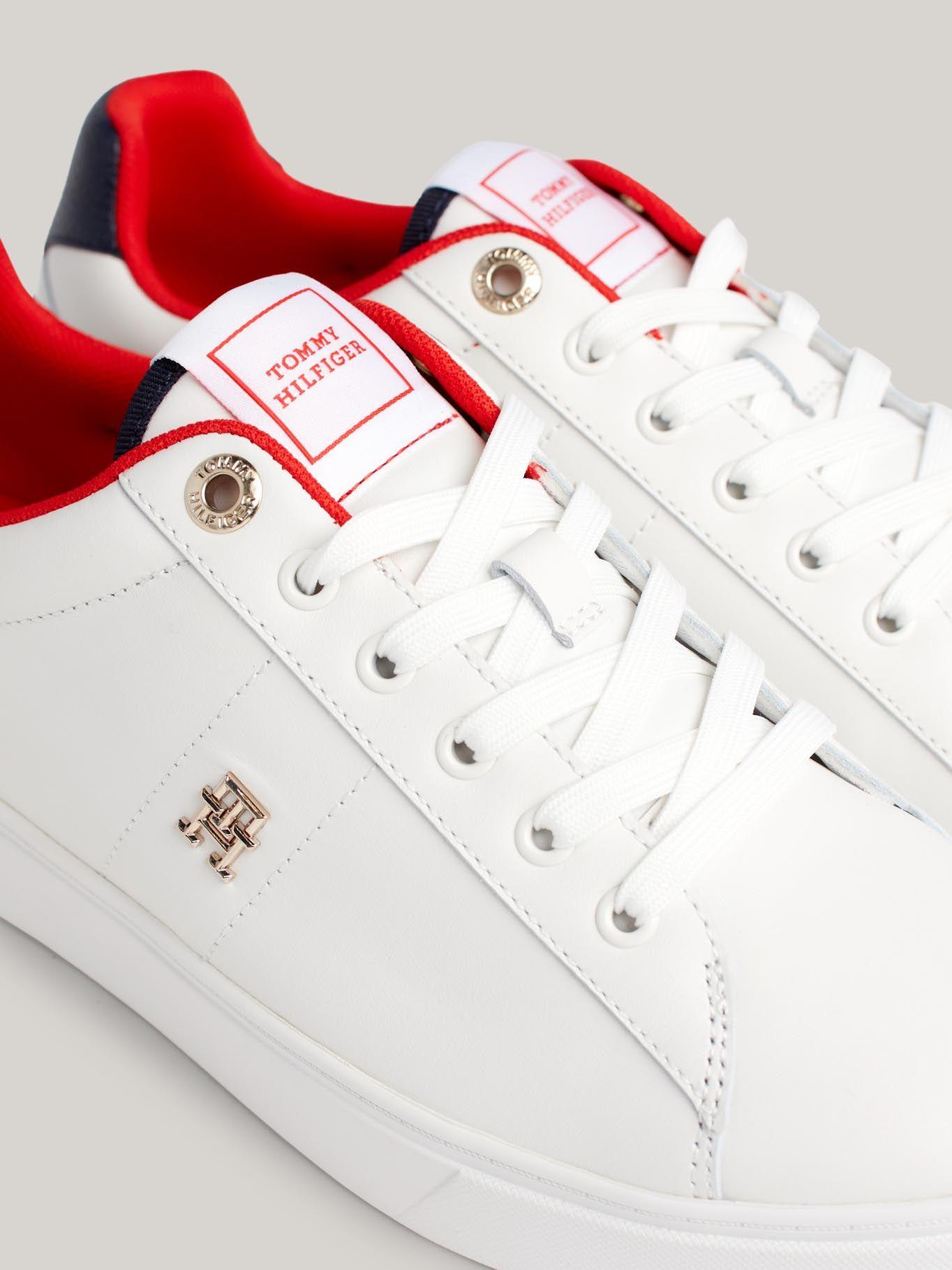 Zapatilla Elevated De Cuero Blanco Tommy Hilfiger-2