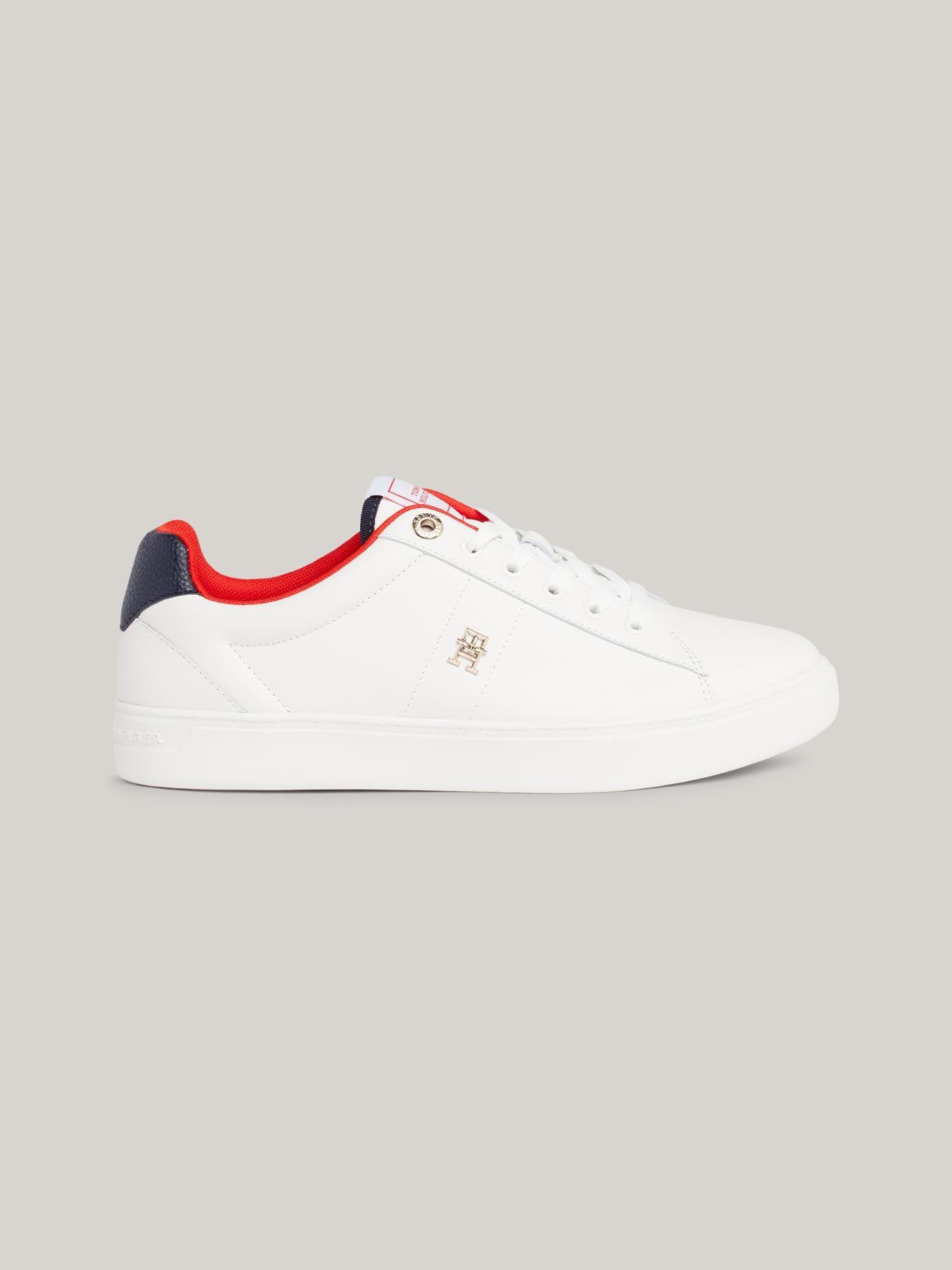Zapatilla Elevated De Cuero Blanco Tommy Hilfiger-5