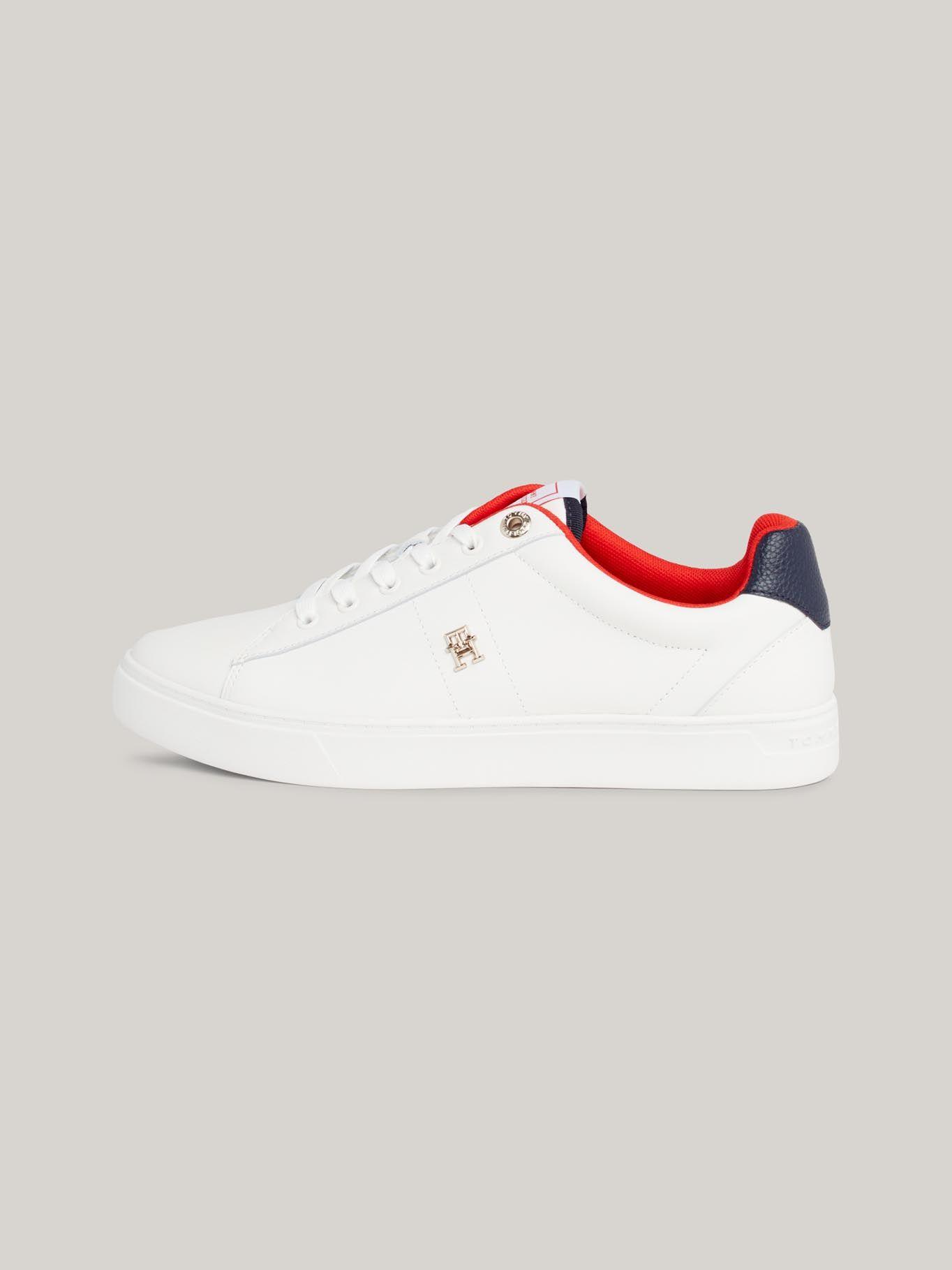 Zapatilla Elevated De Cuero Blanco Tommy Hilfiger-6