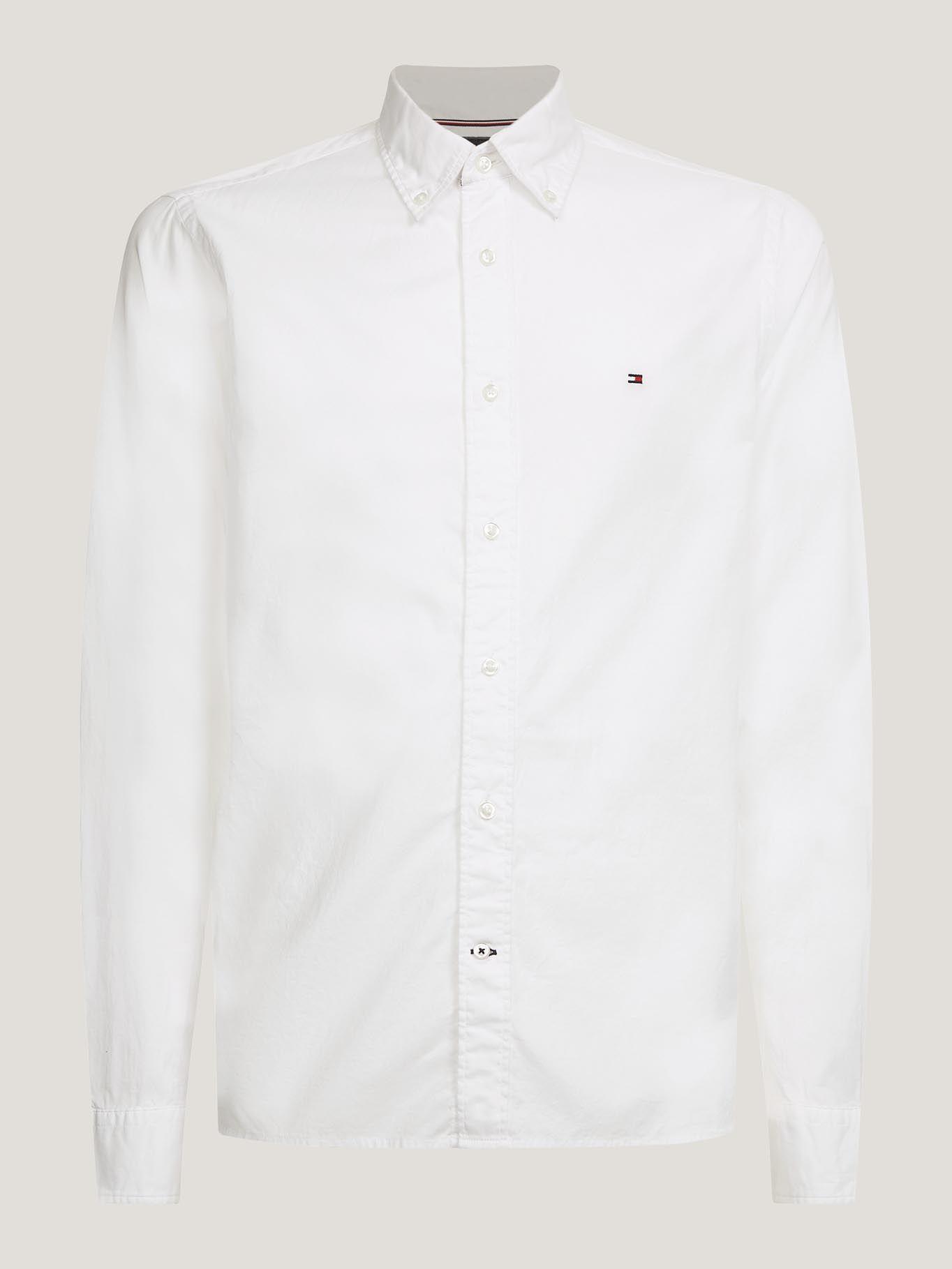 Camisa Core Flex De Popelín Blanco Tommy Hilfiger-2
