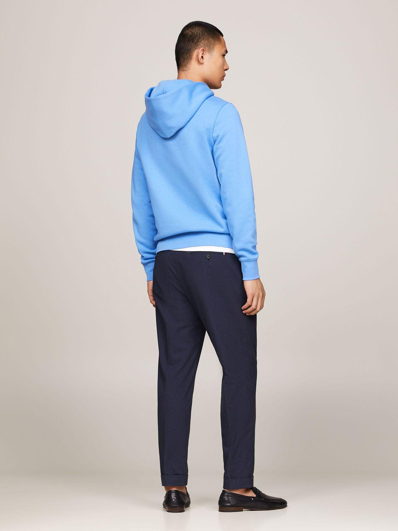 Polerón Hoodie Con Logo Chest Celeste Tommy Hilfiger-2