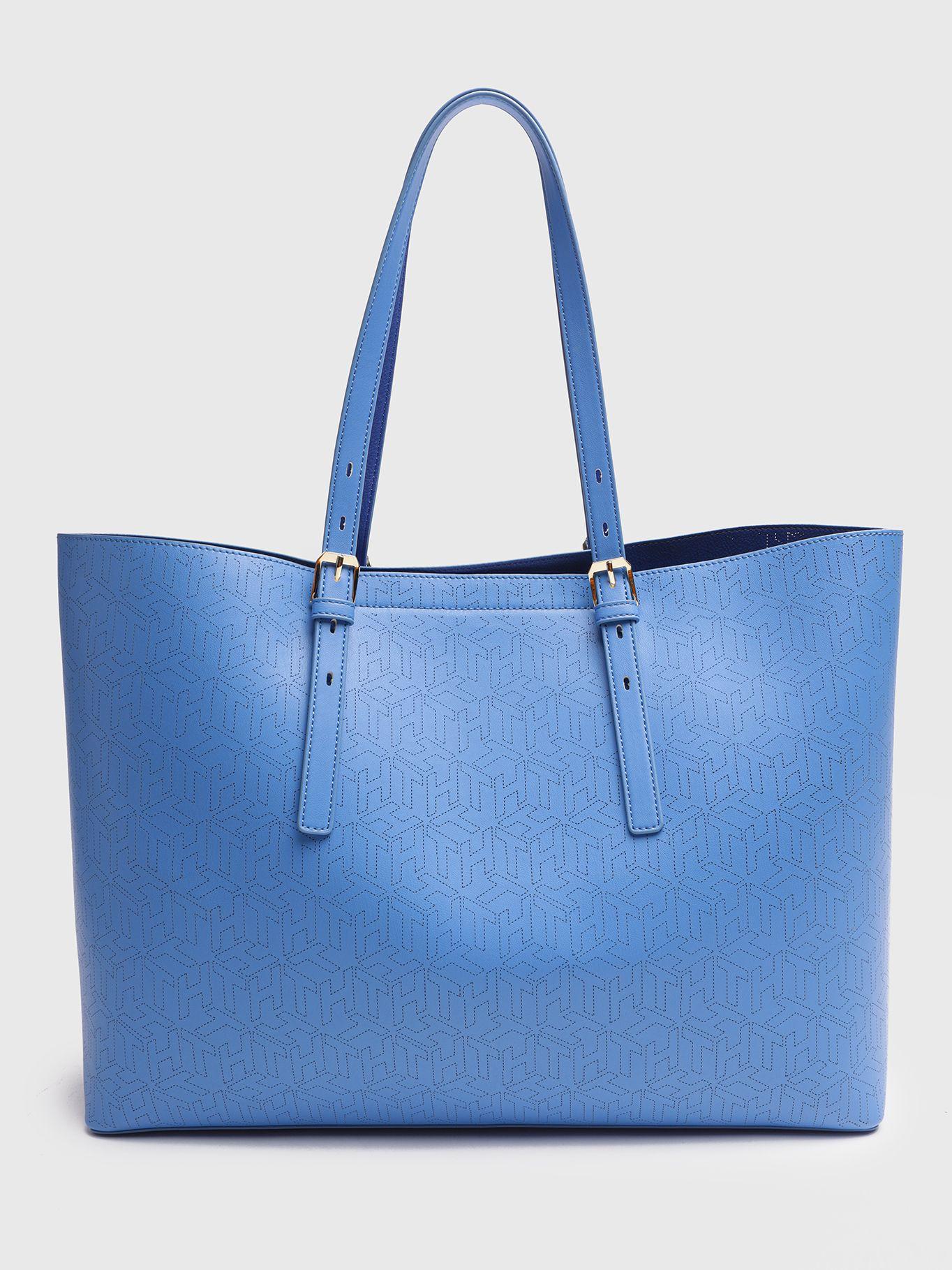 Bolso Tote Con Asa Azul Tommy Hilfiger-1