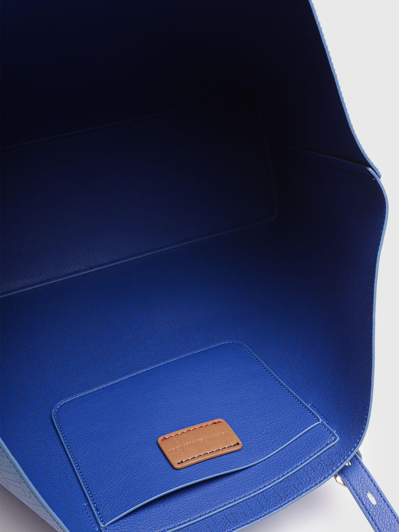 Bolso Tote Con Asa Azul Tommy Hilfiger-5