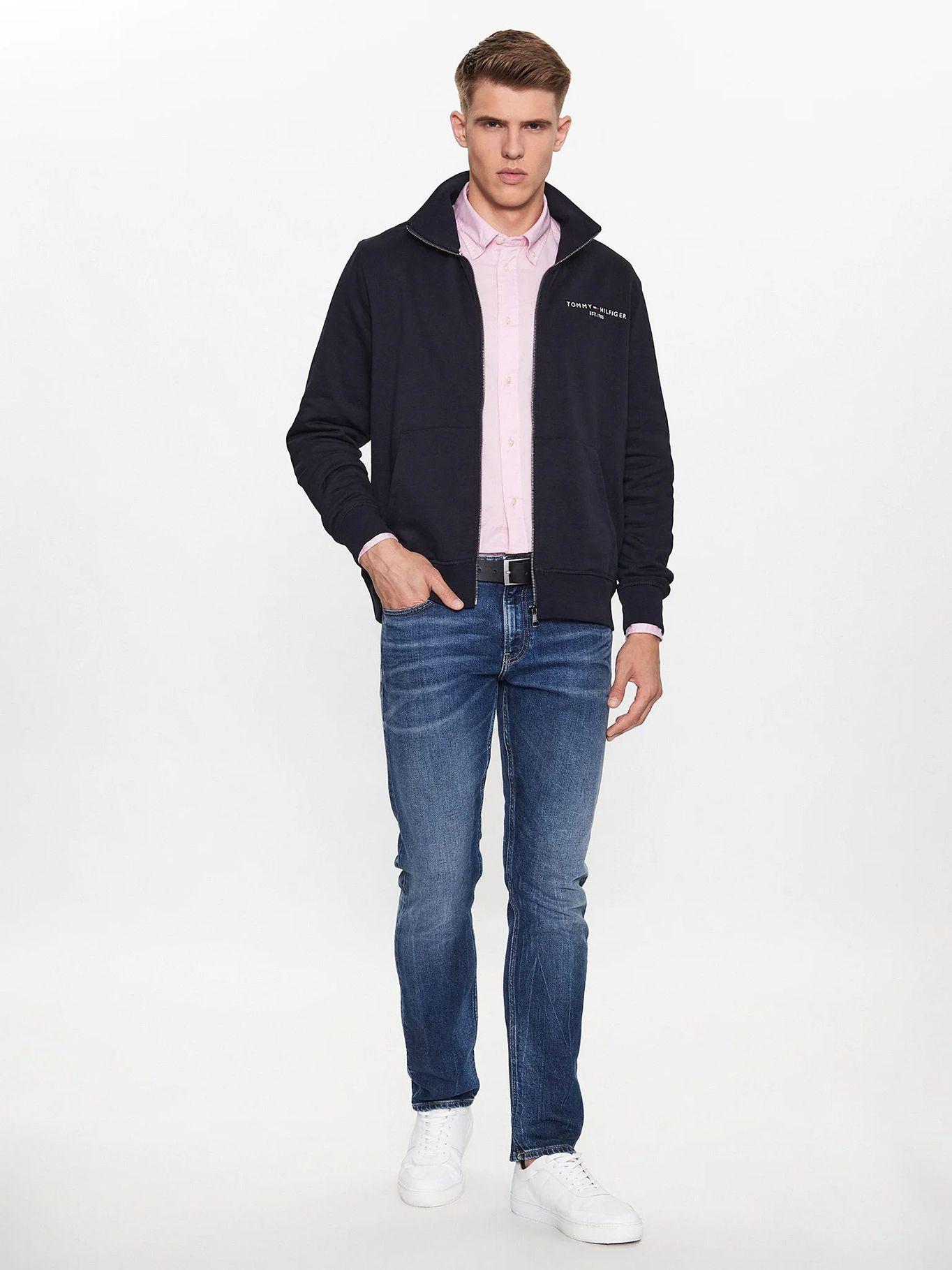 Polerón Cuello Alto Con Cierre Azul Tommy Hilfiger-1