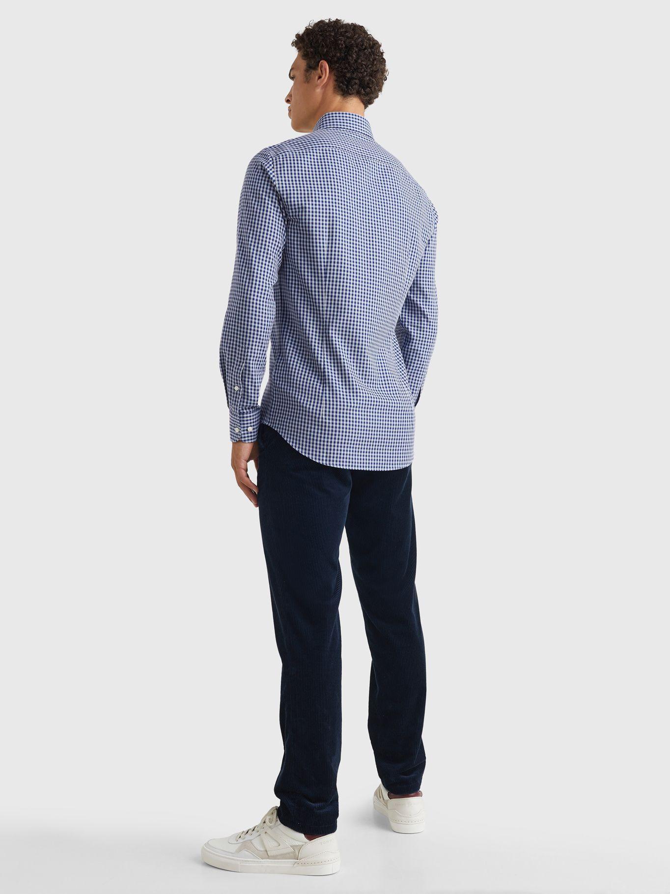 Camisa Tonal Gingham Azul Tommy Hilfiger-2