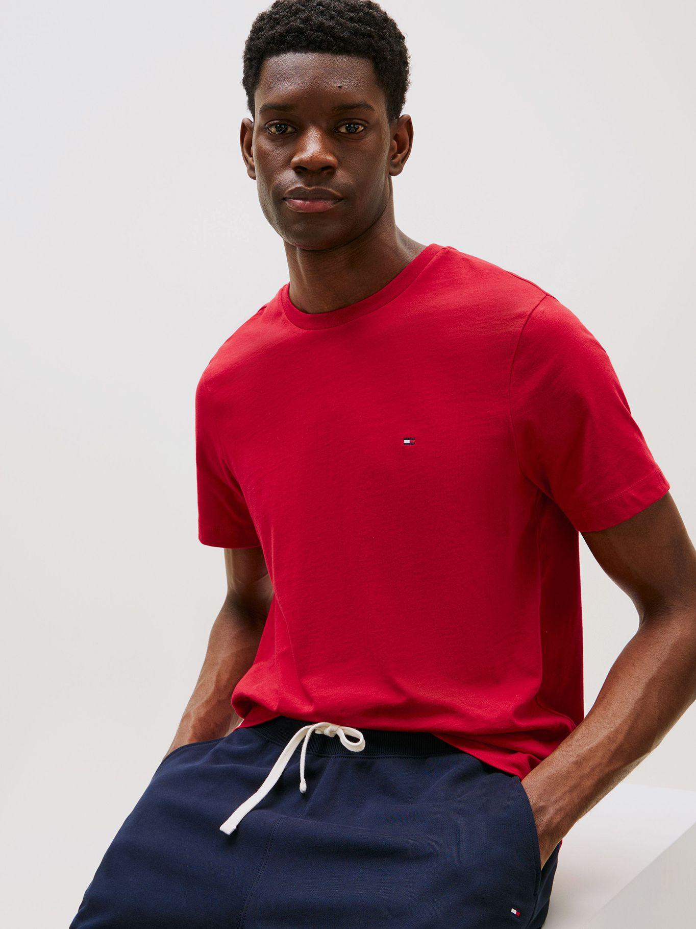 Polera Essential C-Neck Regular XLD Rojo Tommy Hilfiger-3