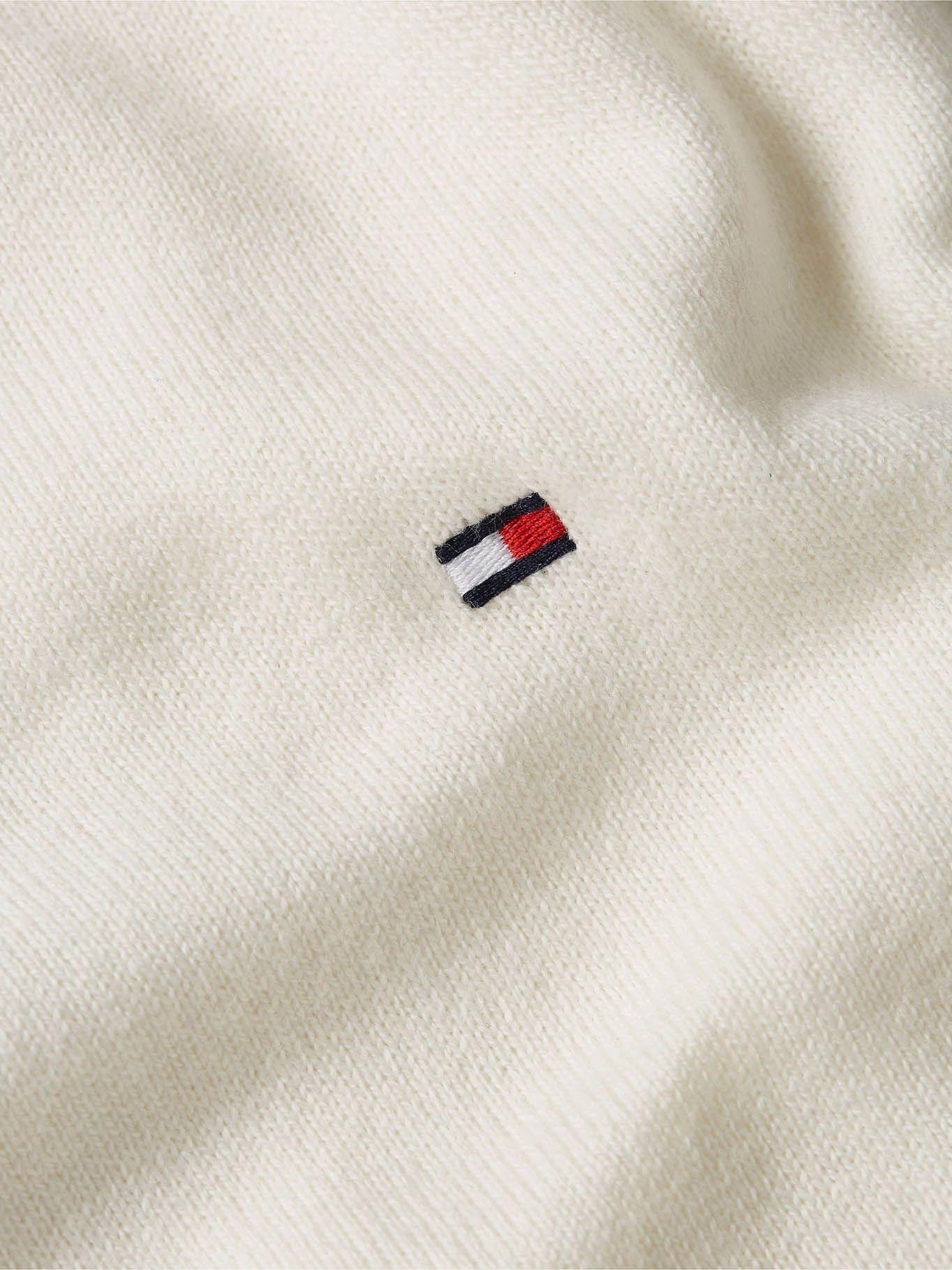Sweater Pima Cashmere V-Neck Blanco Tommy Hilfiger-2