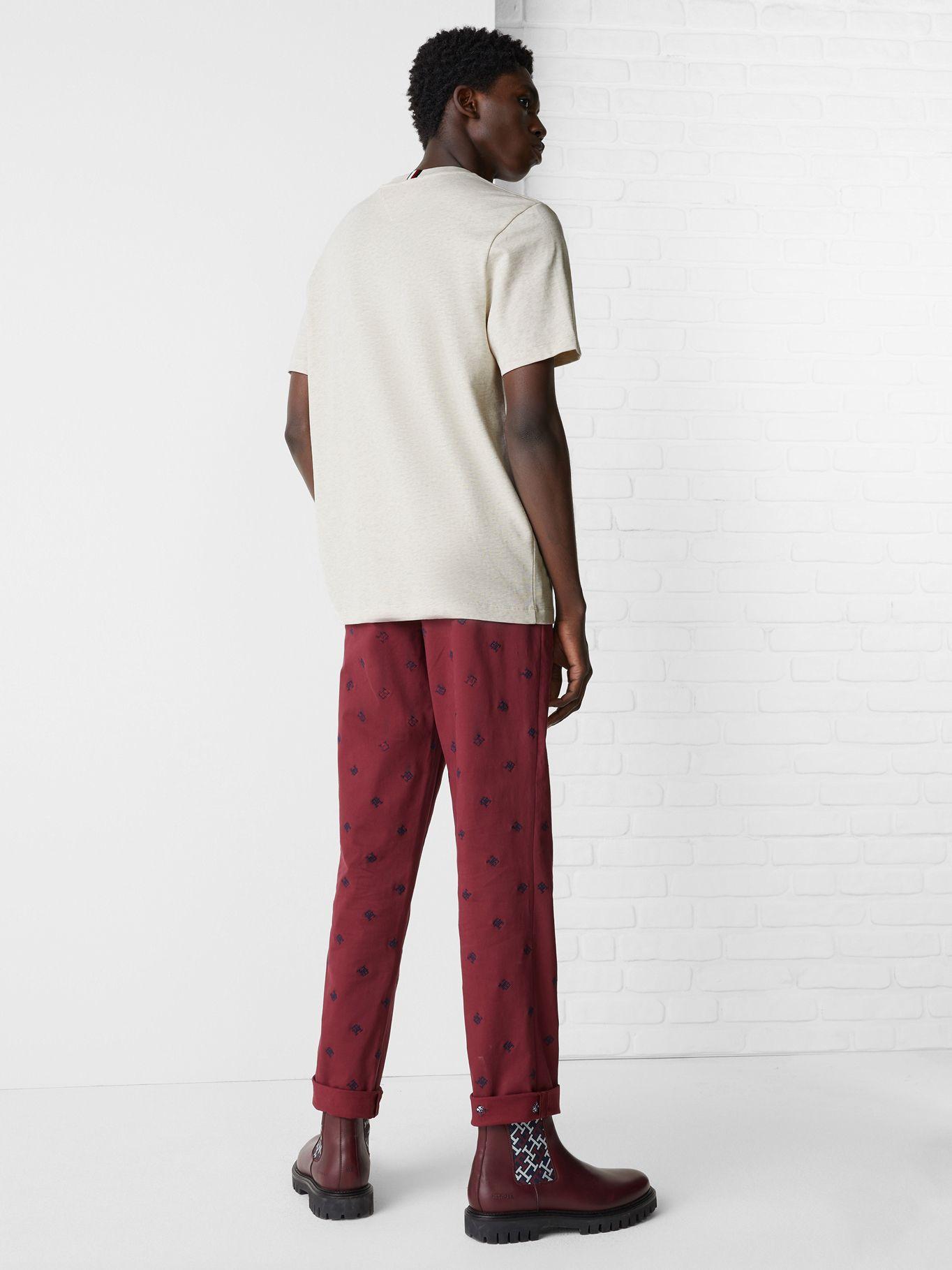 Polera Logo Monogram Beige Tommy Hilfiger-2