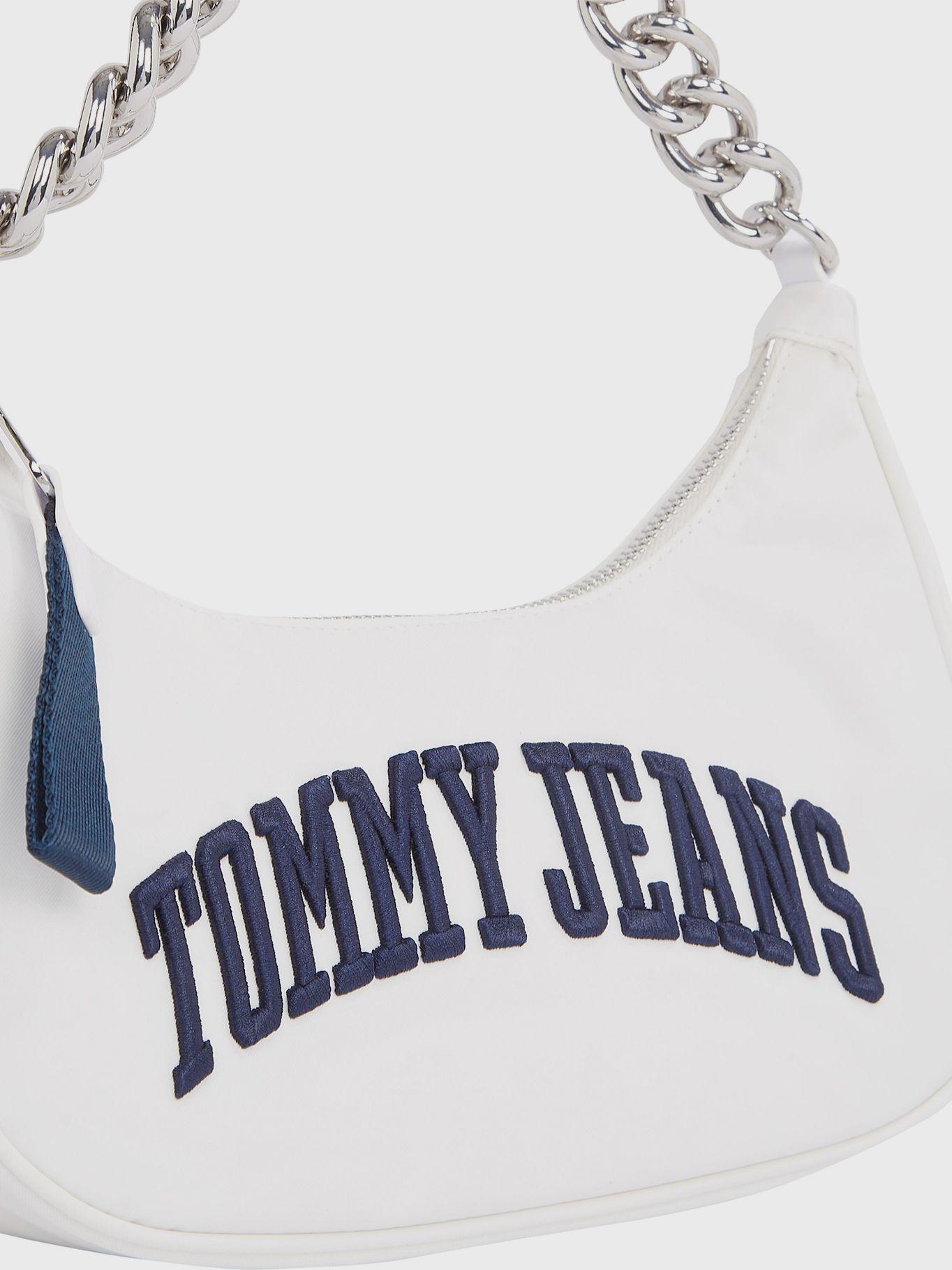 Cartera Iconic Con Correa De Cadena Blanco Tommy Jeans-3