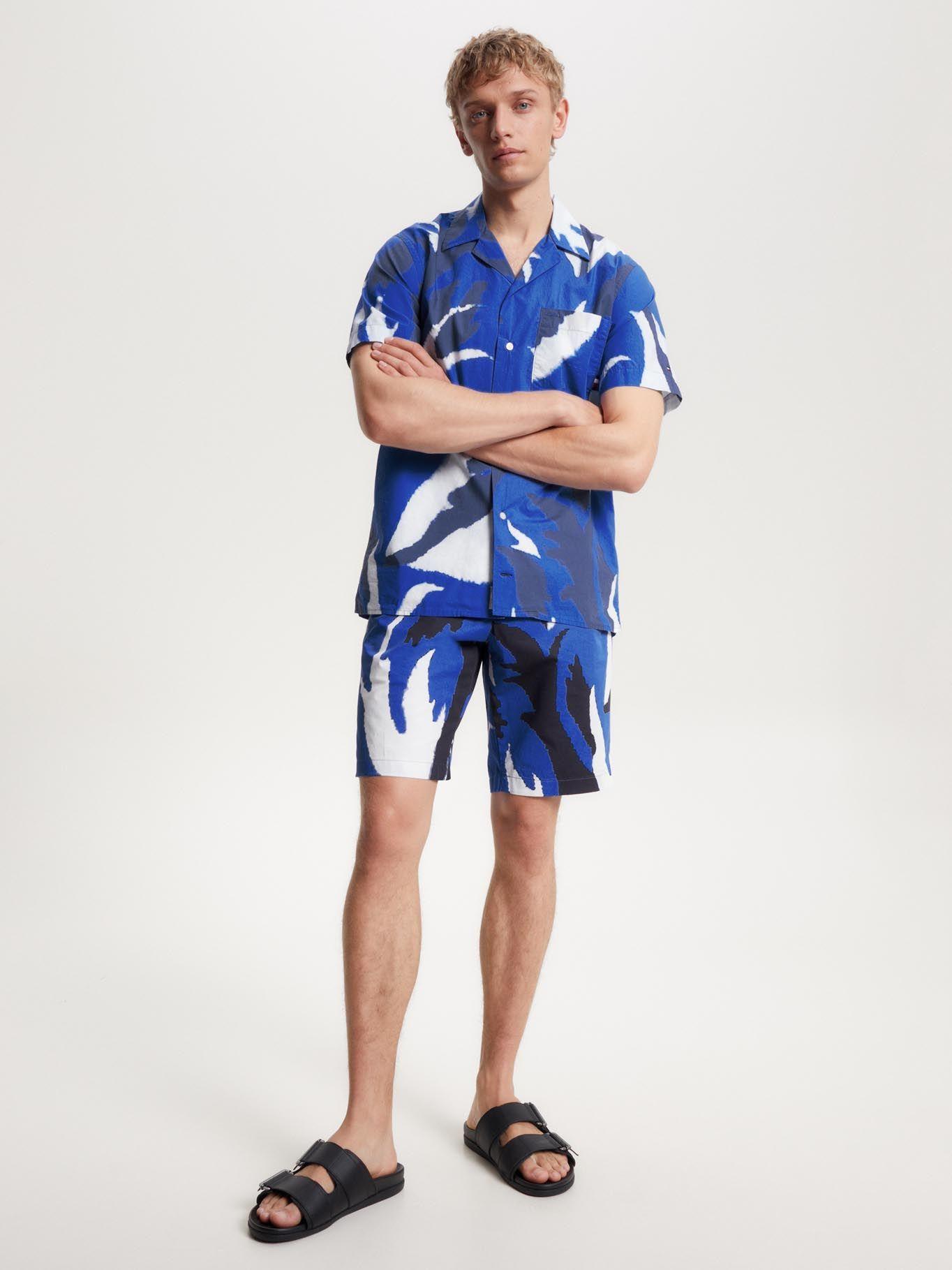 Shorts Harlem Con Flores Azul Tommy Hilfiger-0
