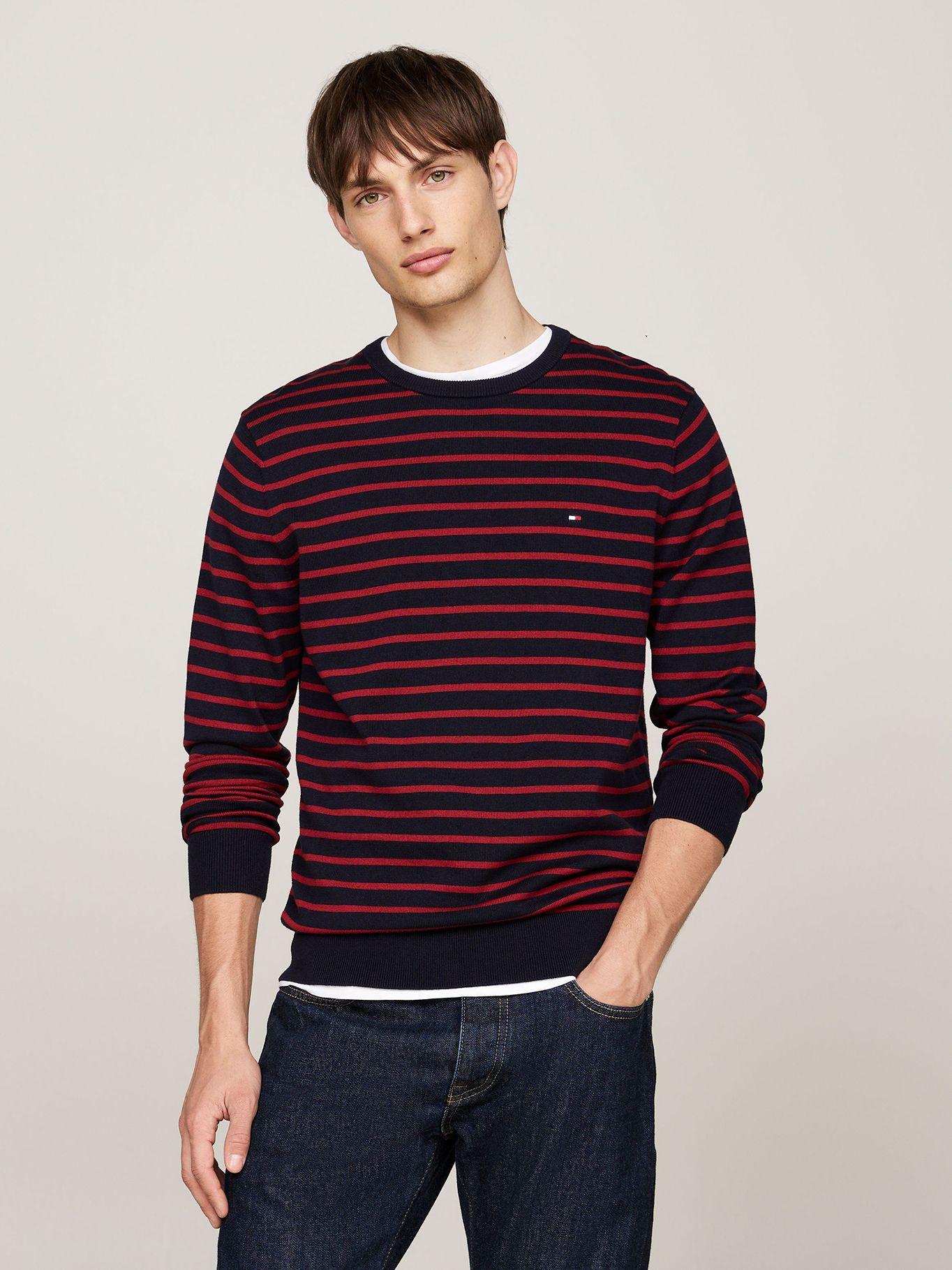 Sweater Básico Signature C-Neck Multicolor Tommy Hilfiger-0
