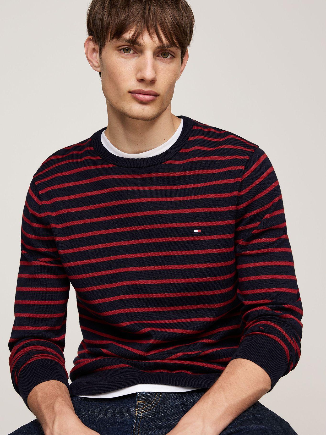 Sweater Básico Signature C-Neck Multicolor Tommy Hilfiger-3