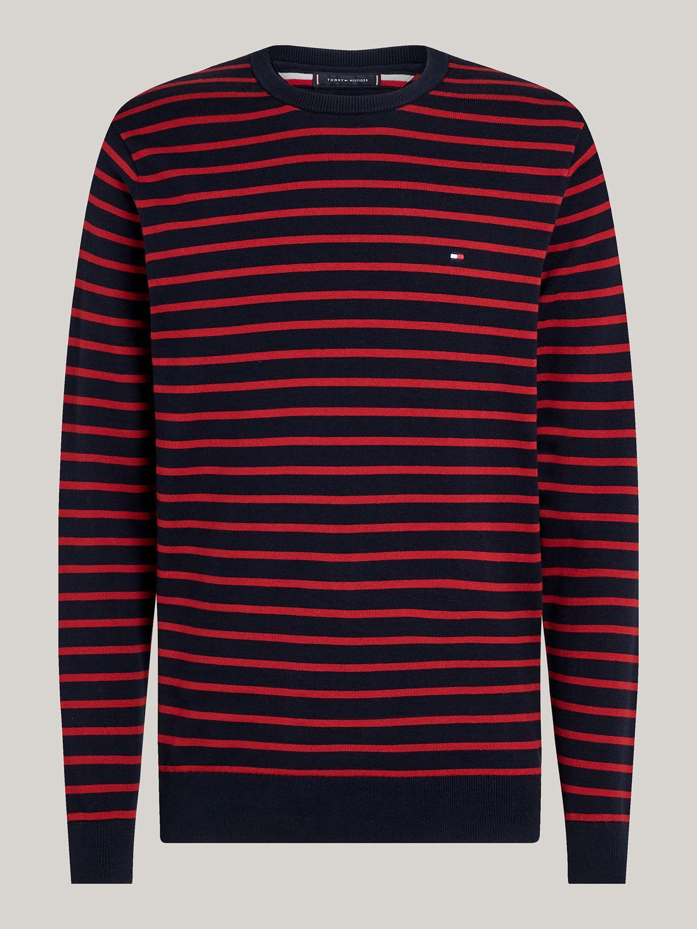 Sweater Básico Signature C-Neck Multicolor Tommy Hilfiger-4