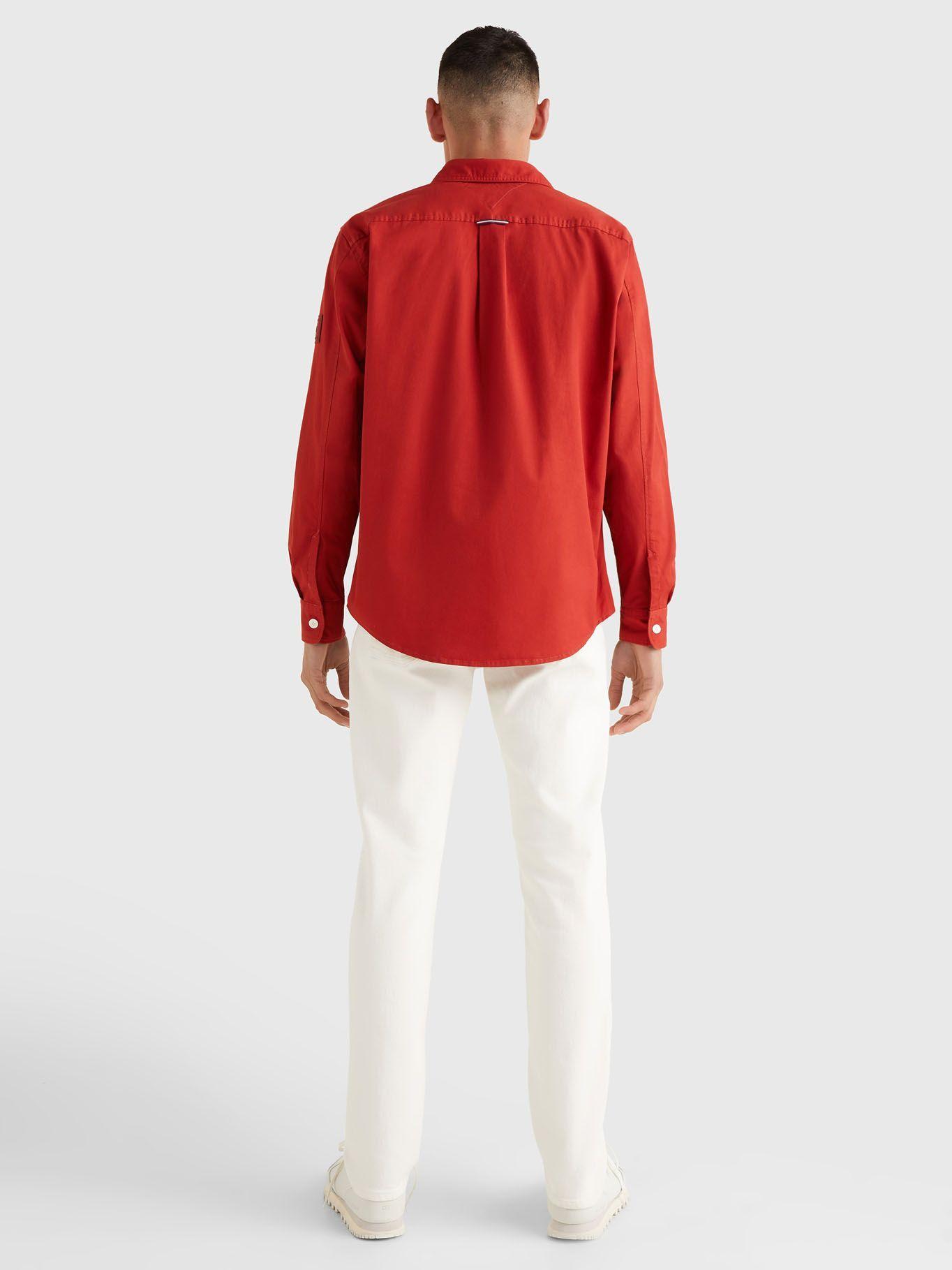 Sobrecamisa Sarga Ligera Rojo Tommy Hilfiger JN2-1