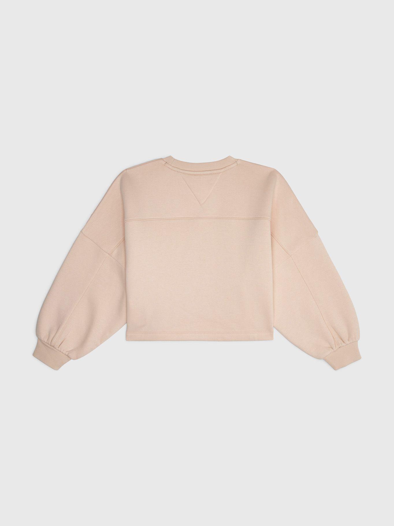 Polerón Varsity Logo C-Neck Beige Tommy Hilfiger-1