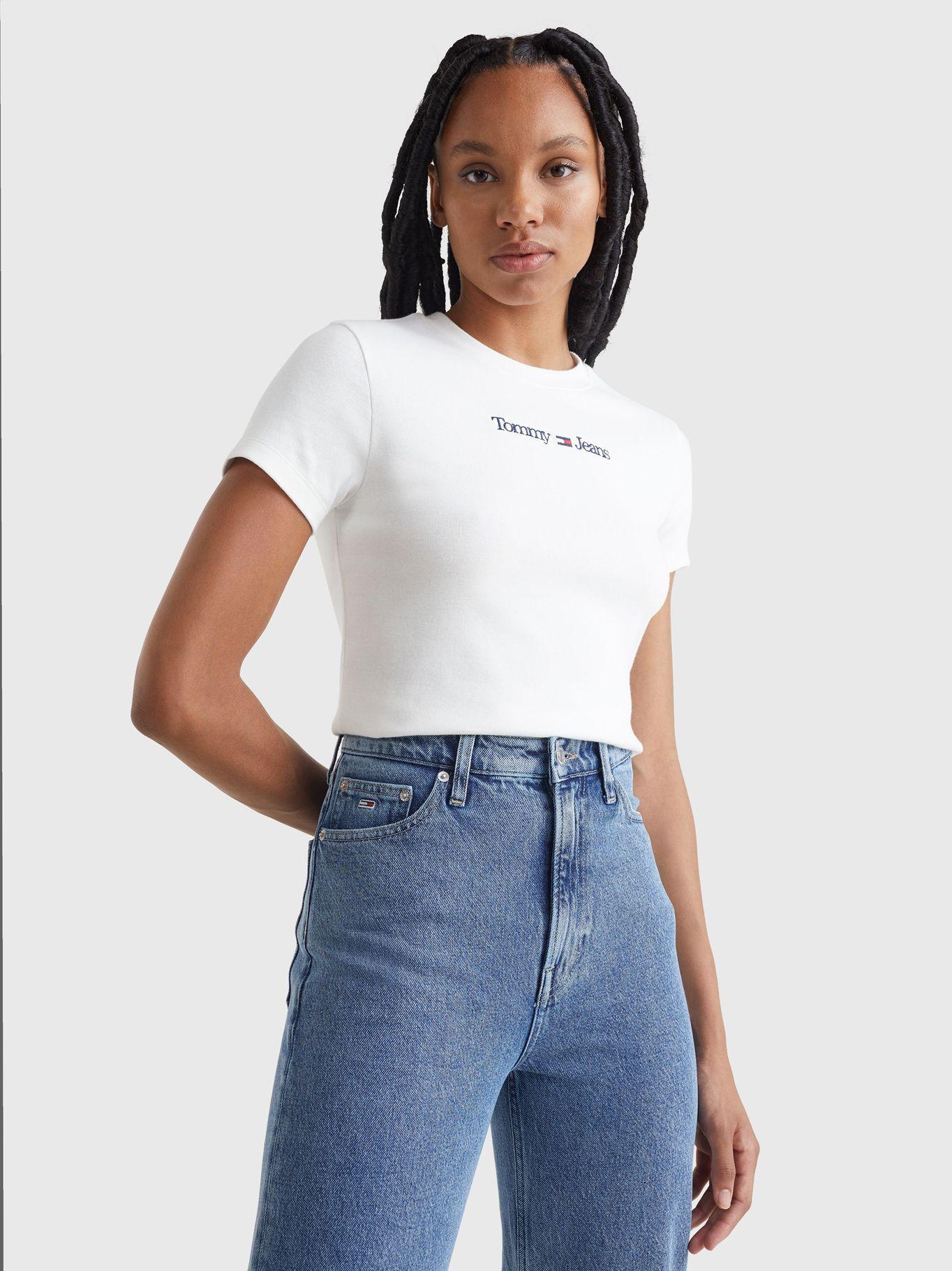 Polera Essential con logo Blanco Tommy Hilfiger-0