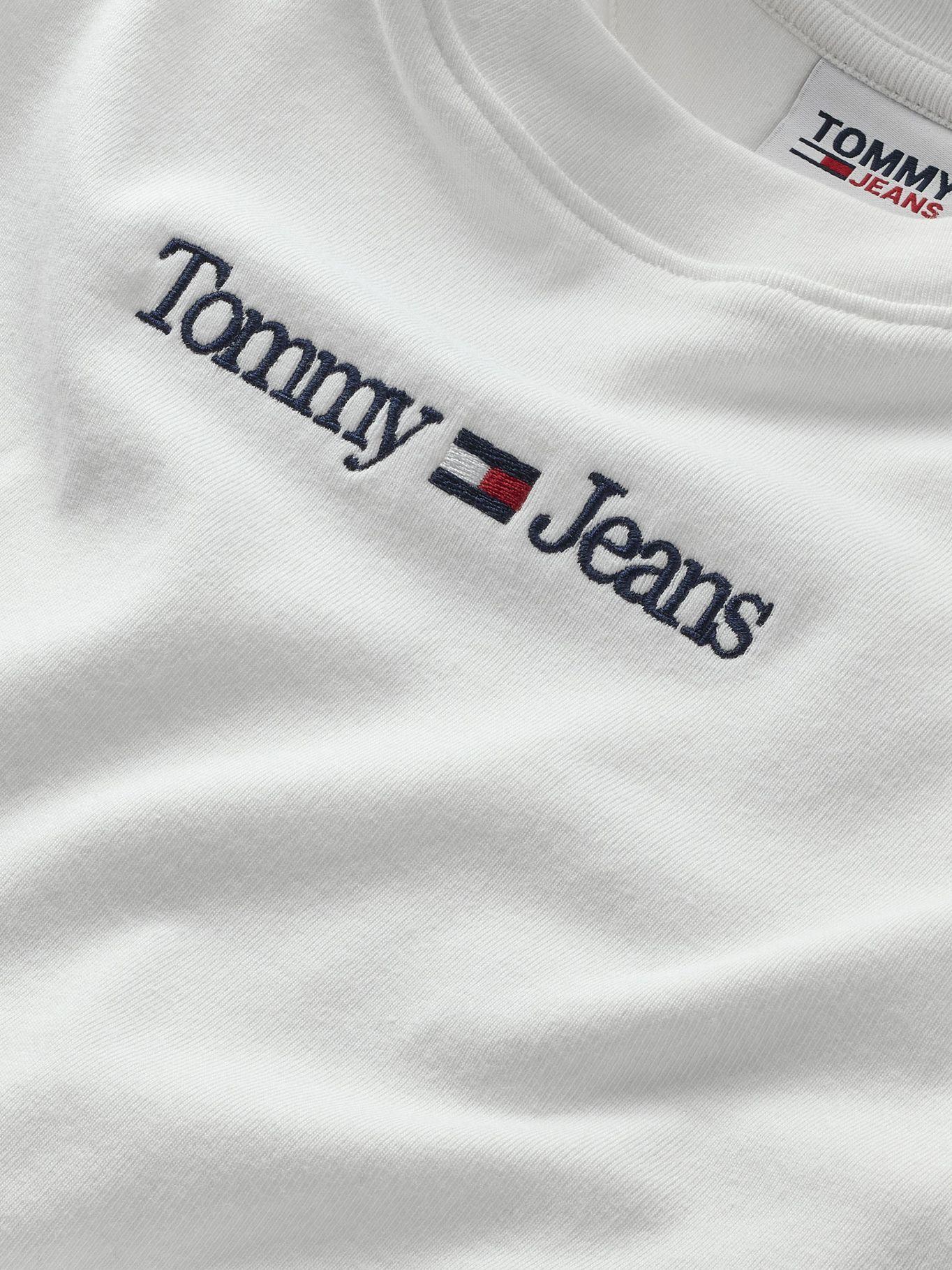 Polera Essential con logo Blanco Tommy Hilfiger-4