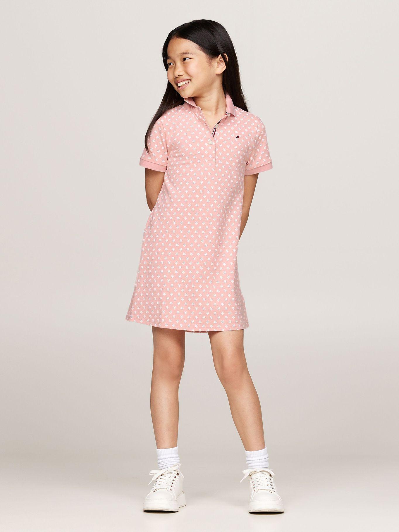Vestido Con Estampados Estrellas Rosado Tommy Hilfiger-0
