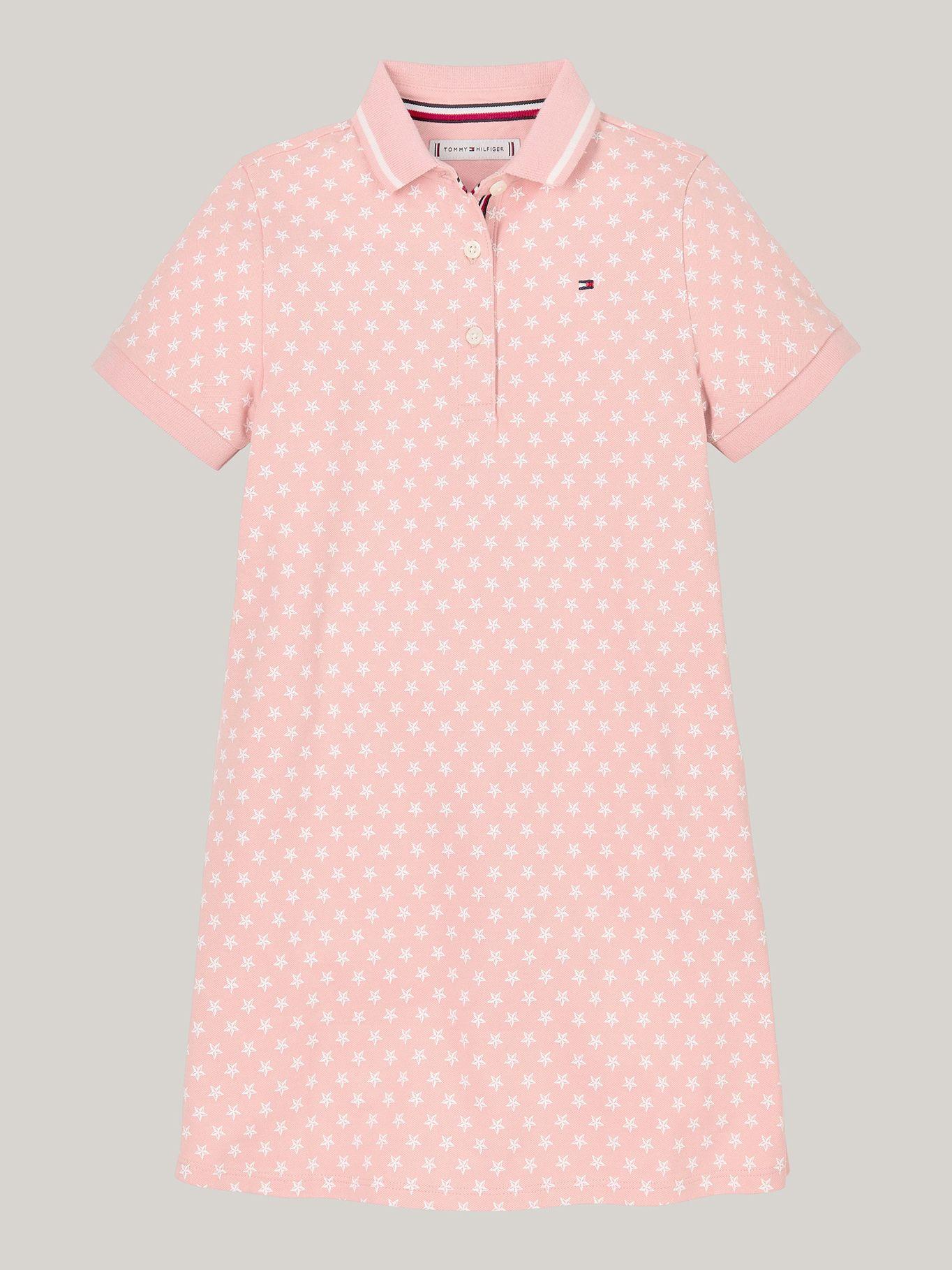 Vestido Con Estampados Estrellas Rosado Tommy Hilfiger-4