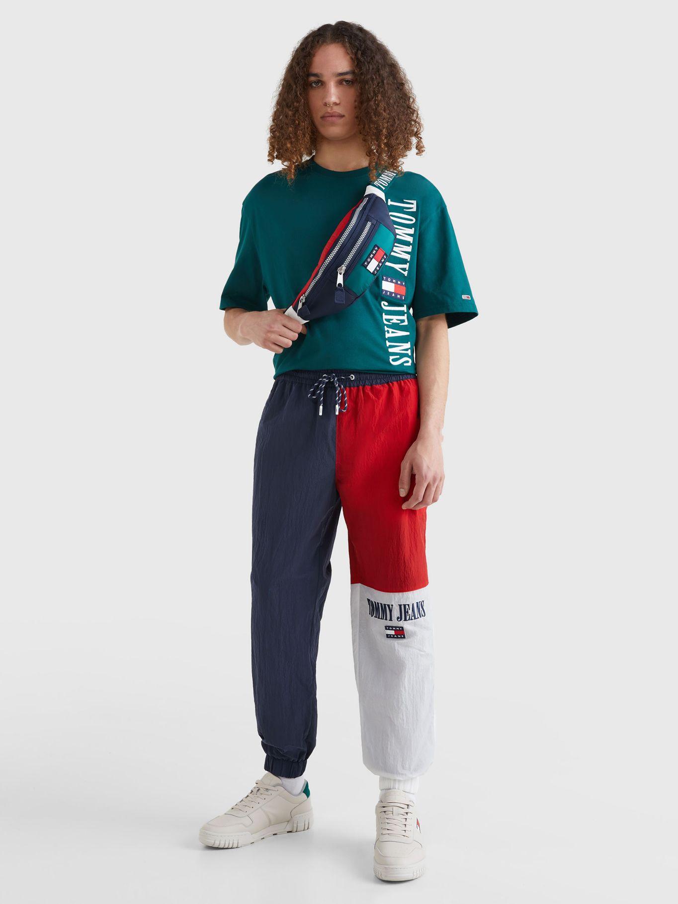 Banano Color Block Con Bolsillo Azul Tommy Hilfiger-1