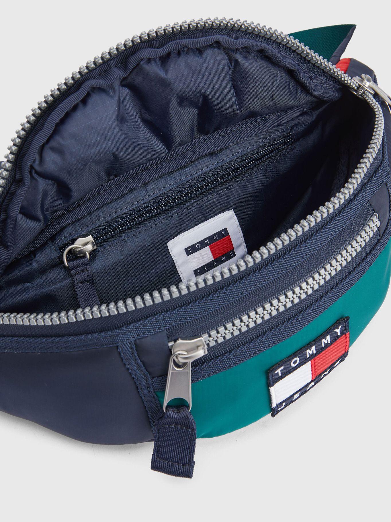 Banano Color Block Con Bolsillo Azul Tommy Hilfiger-2