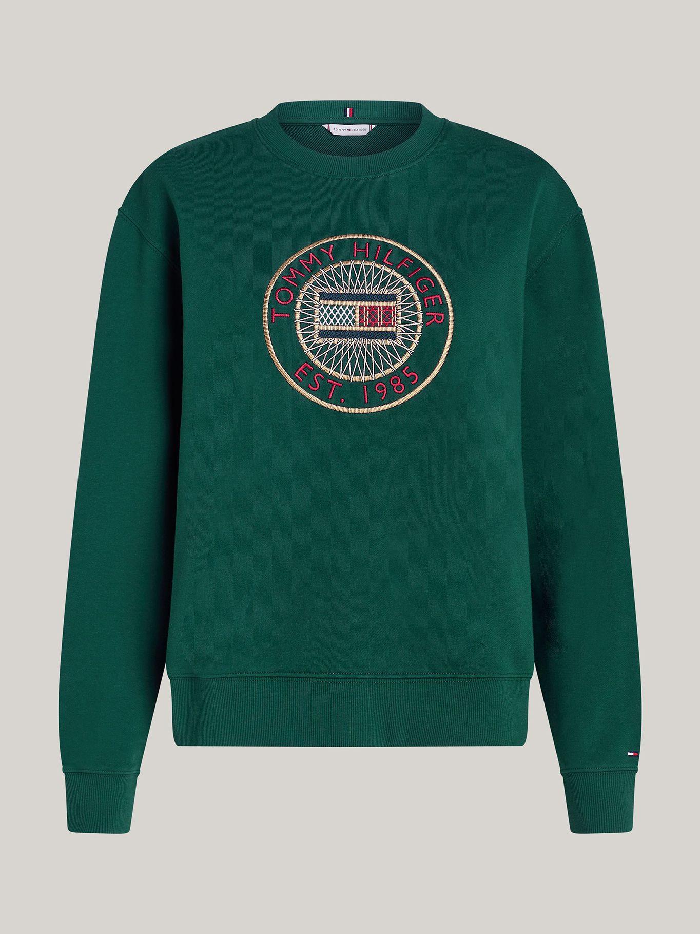 Polerón Nautico Logo Bordado Verde Tommy Hilfiger-4