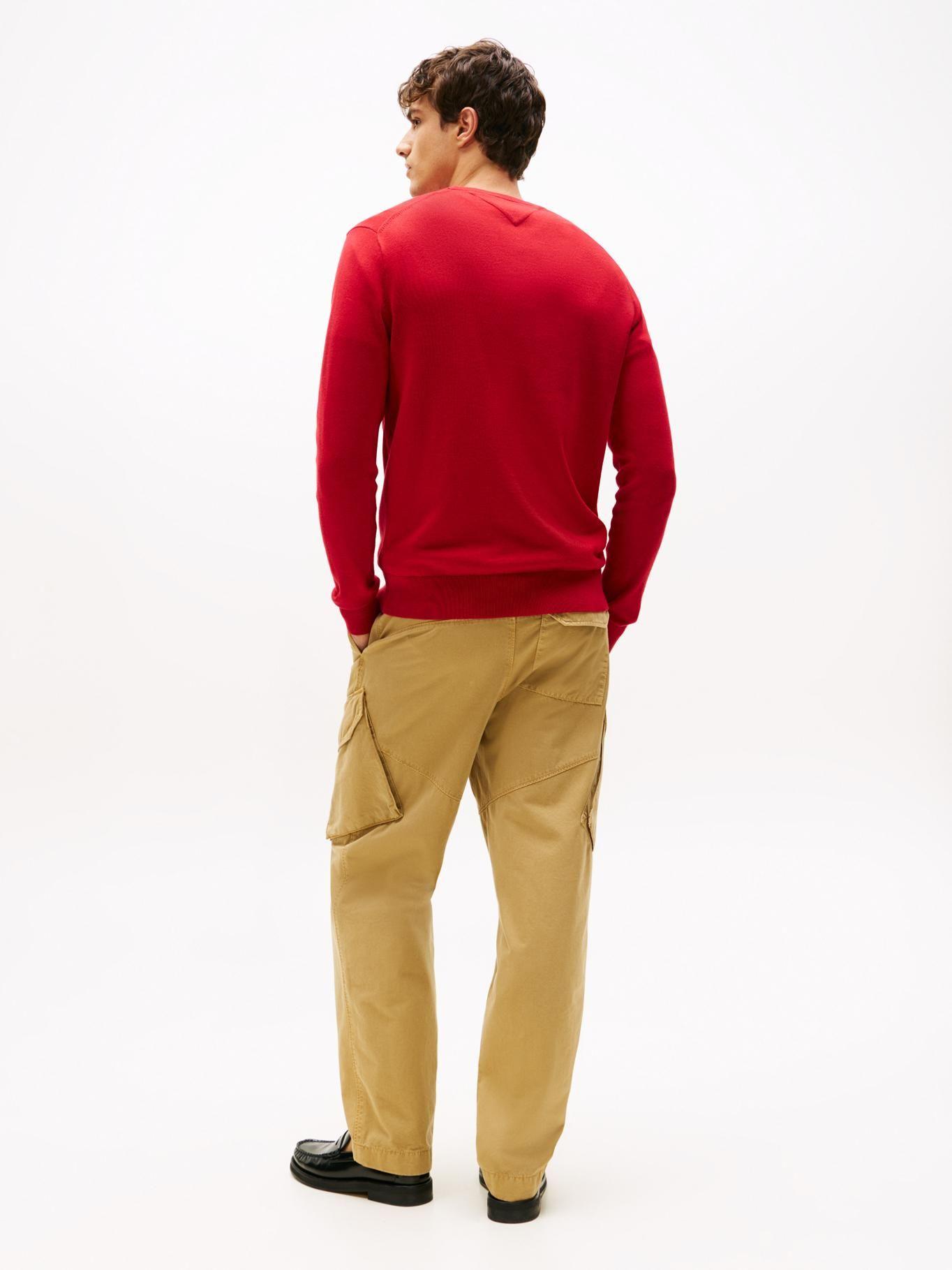 Sweater Essential C-Neck Rojo Tommy Hilfiger-2