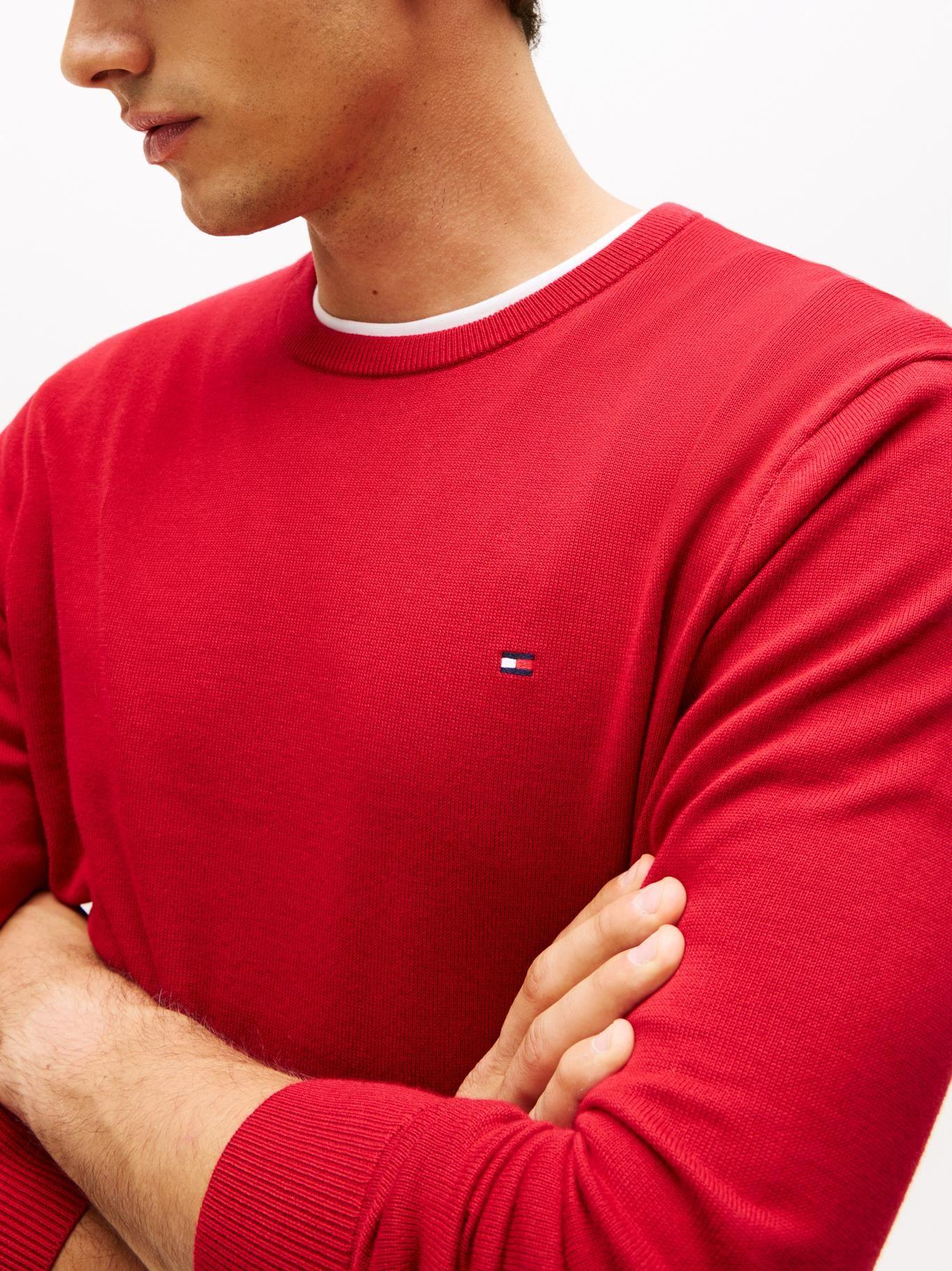 Sweater Essential C-Neck Rojo Tommy Hilfiger-3
