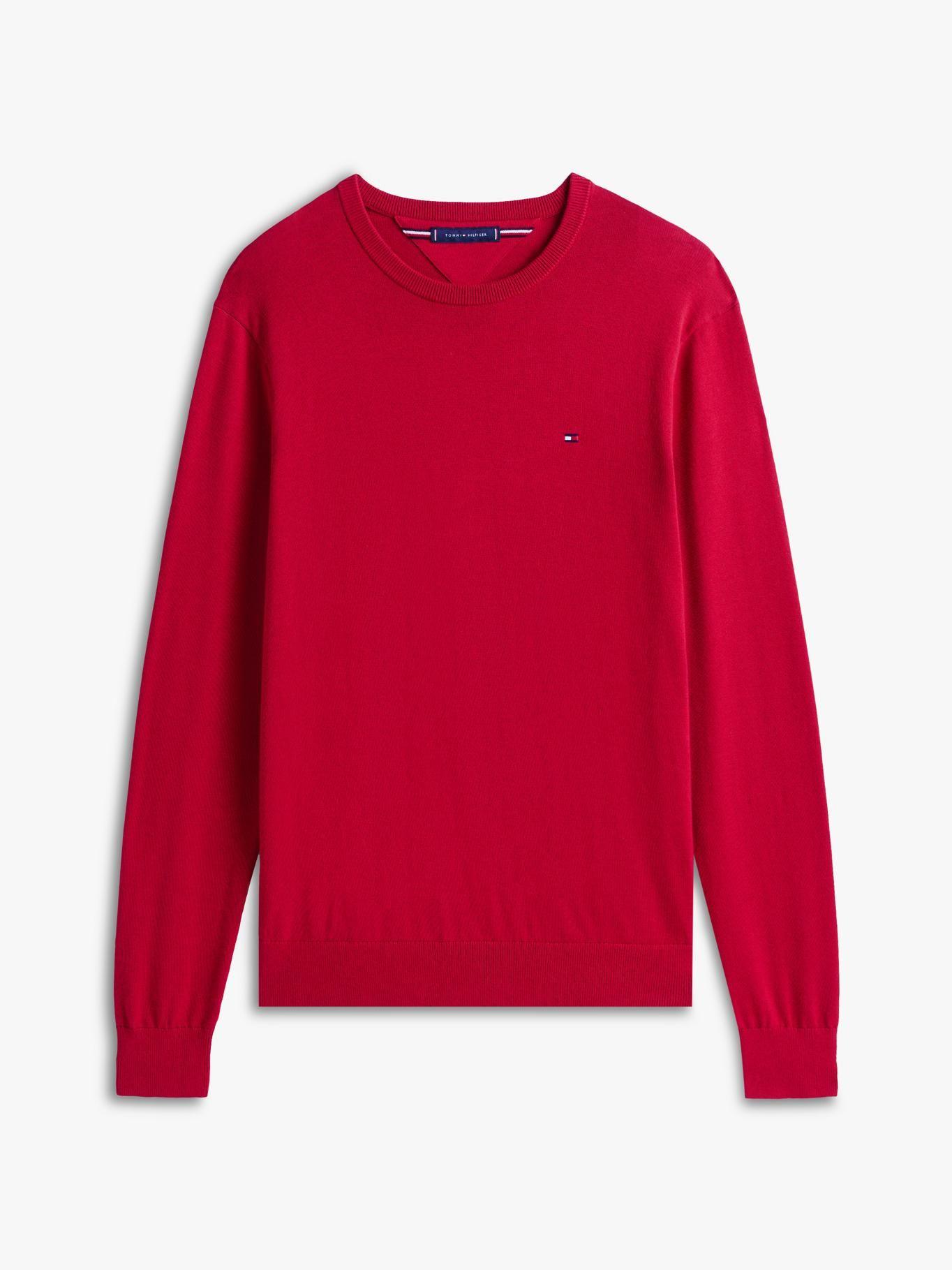 Sweater Essential C-Neck Rojo Tommy Hilfiger-4