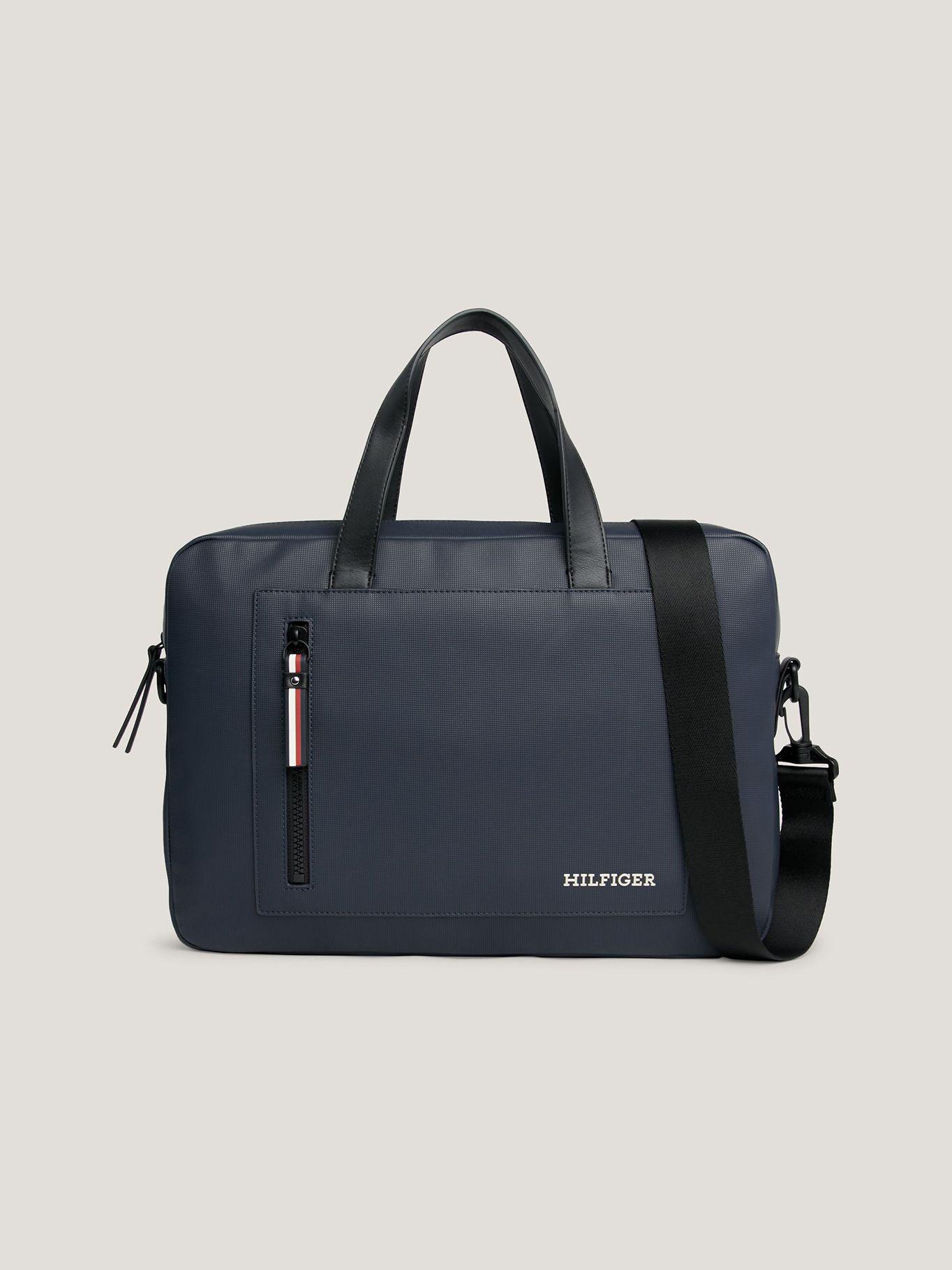 Bolso De Computador Slim Azul Tommy Hilfiger-0