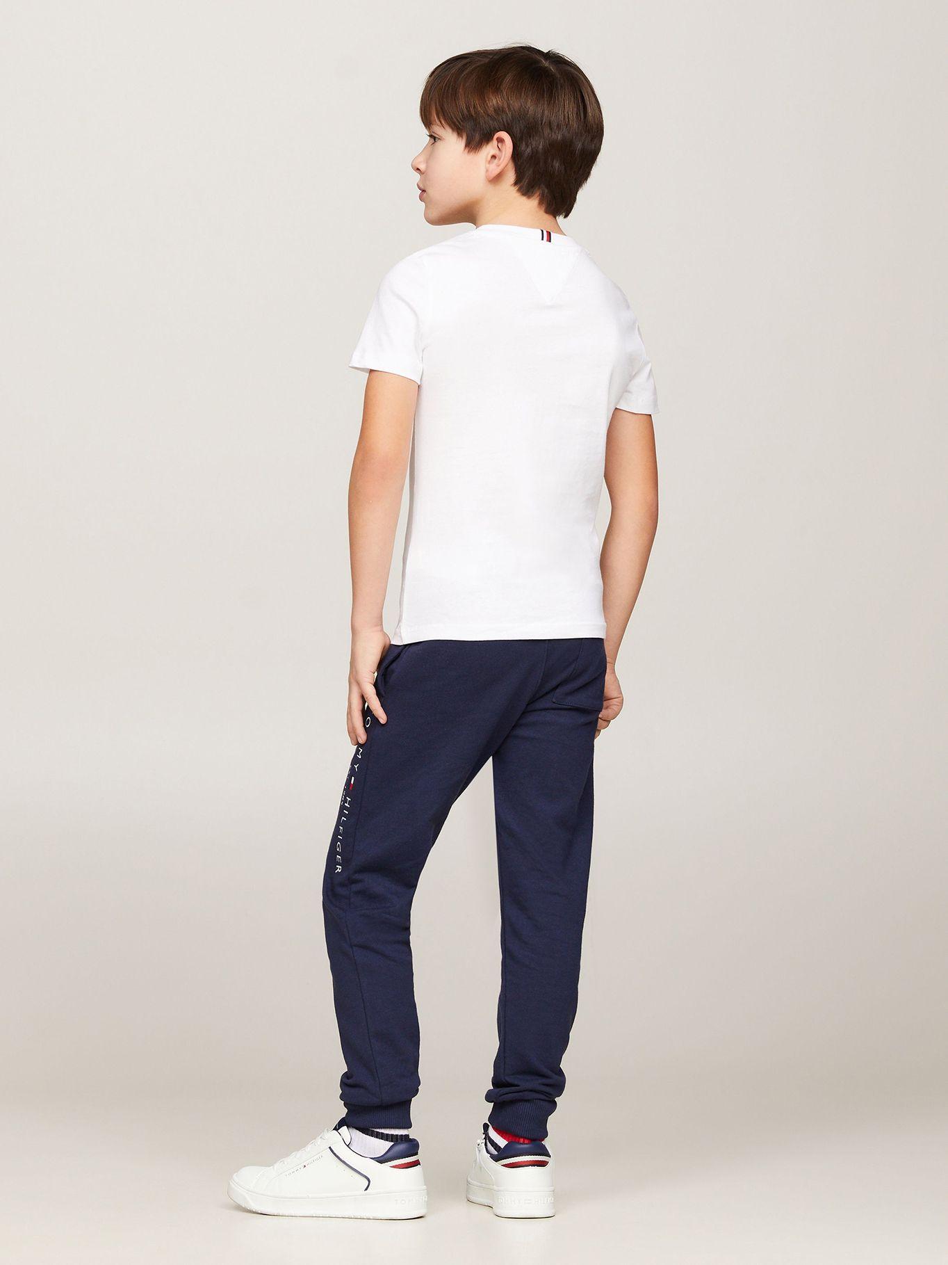 Polera Kids Essential Logo C-Neck Blanco Tommy Hilfiger-2