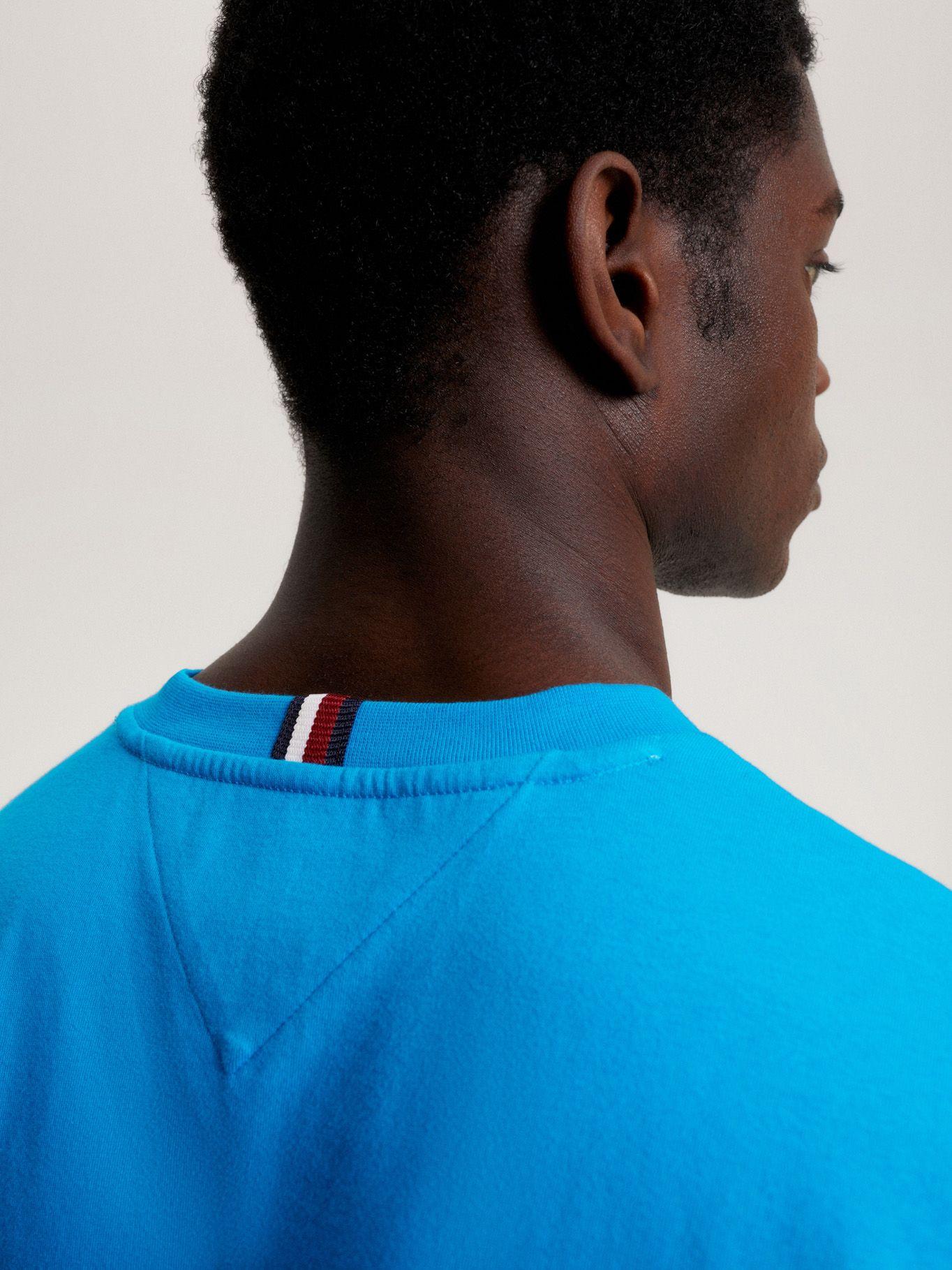 Polera Logo Monogram Celeste Tommy Hilfiger-4