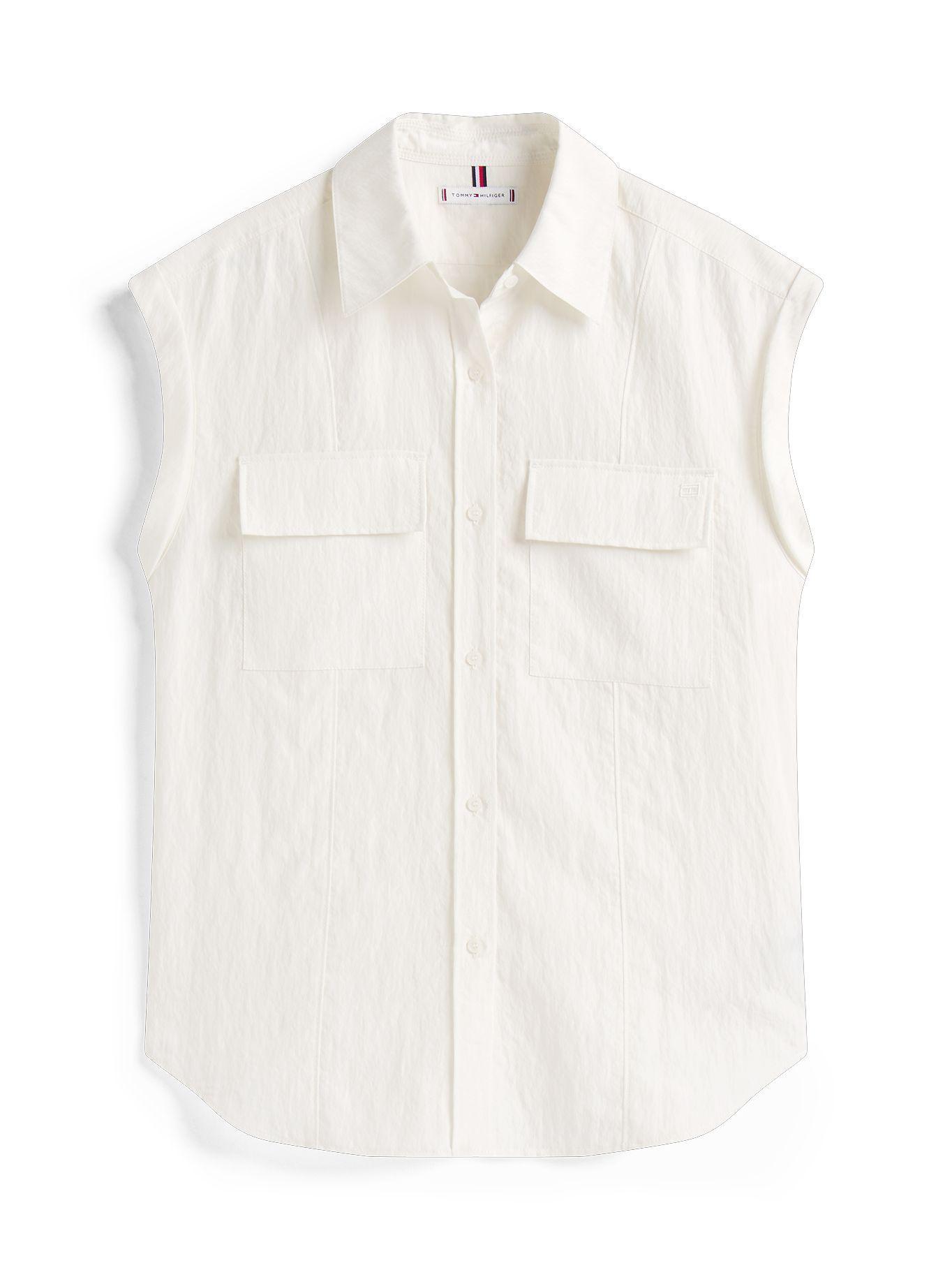 Camisa Utility Relaxed Fit Blanco Tommy Hilfiger-4