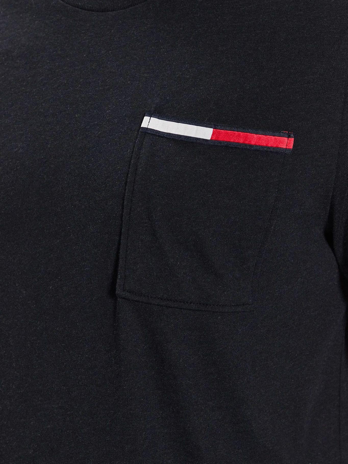 Polera Essential Con Bolsillo Negro Tommy Jeans-4