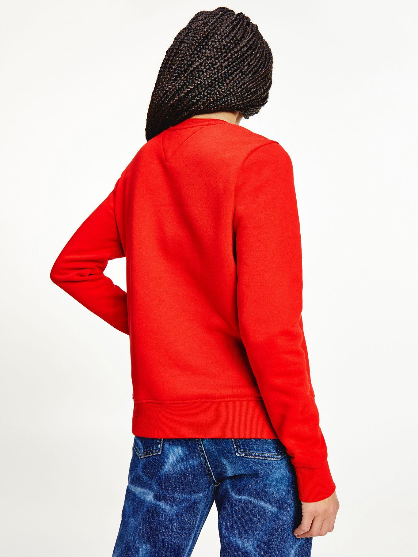 Polerón Essential Logo Rojo Tommy Hilfiger-1