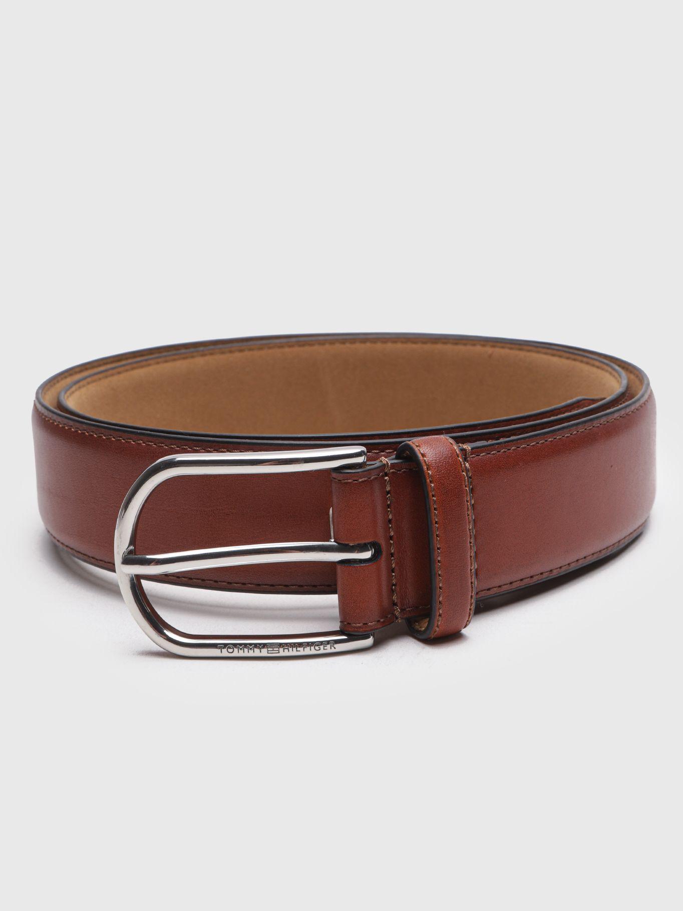 Cinturón De Cuero Business Lux 3.5 Café Tommy Hilfiger-0