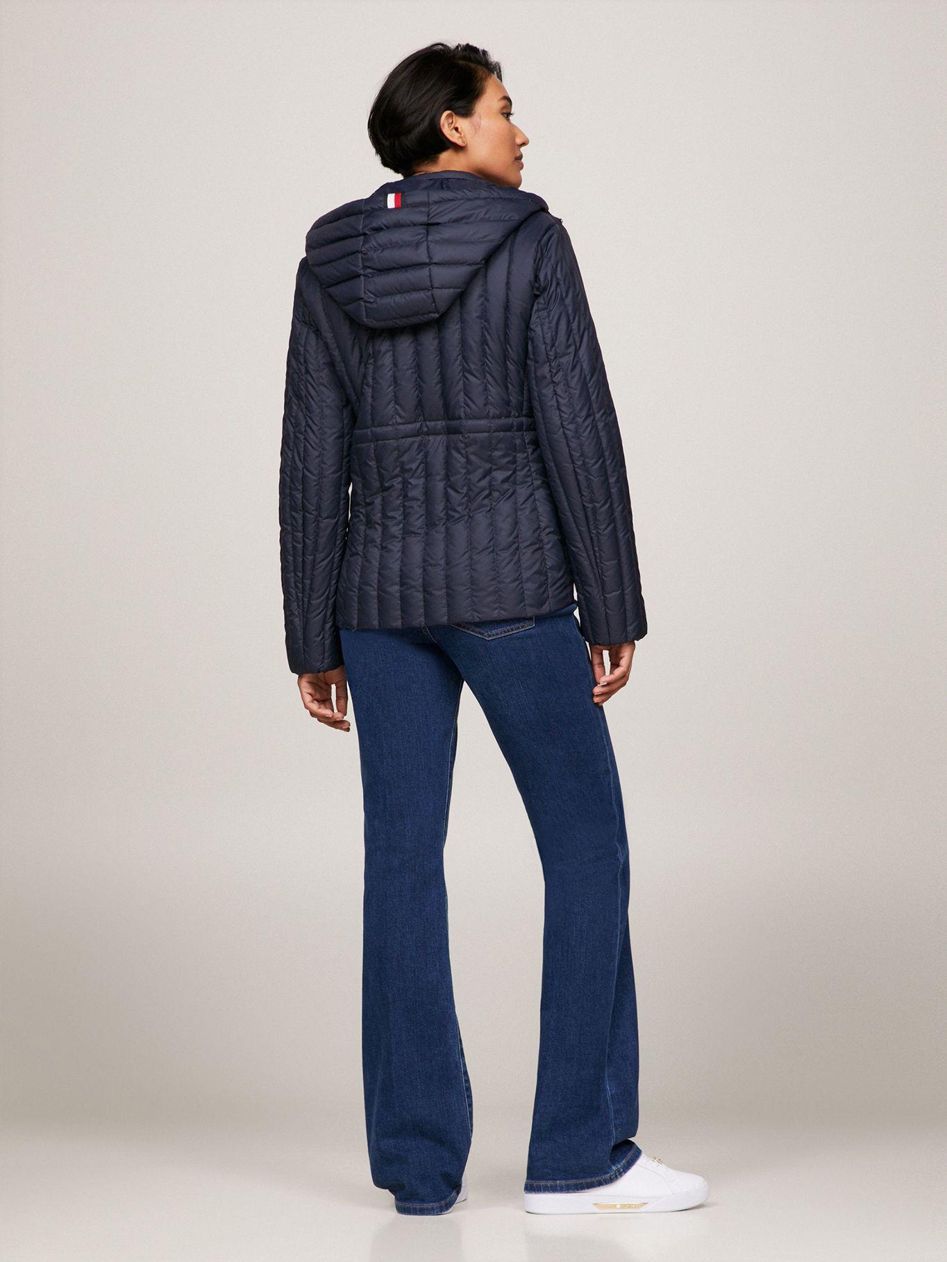 Parka Mujer Con Gorro Azul Tommy Hilfiger-2