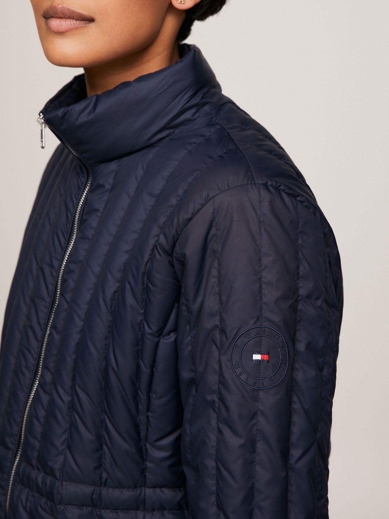 Parka Mujer Con Gorro Azul Tommy Hilfiger-4